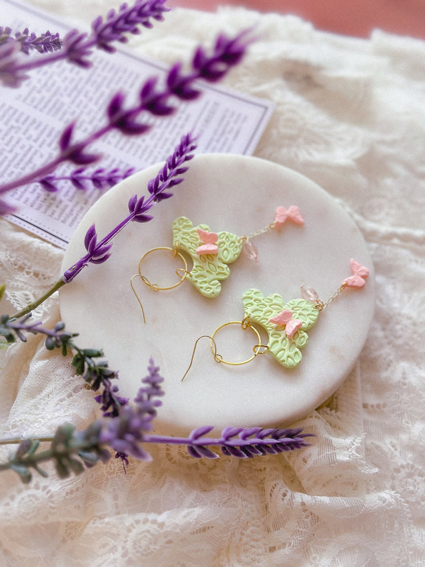 Philipa Butterfly Leaf Dangles