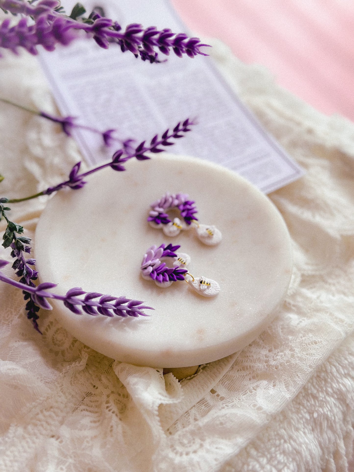 Wisteria Daisy Window Statement Studs