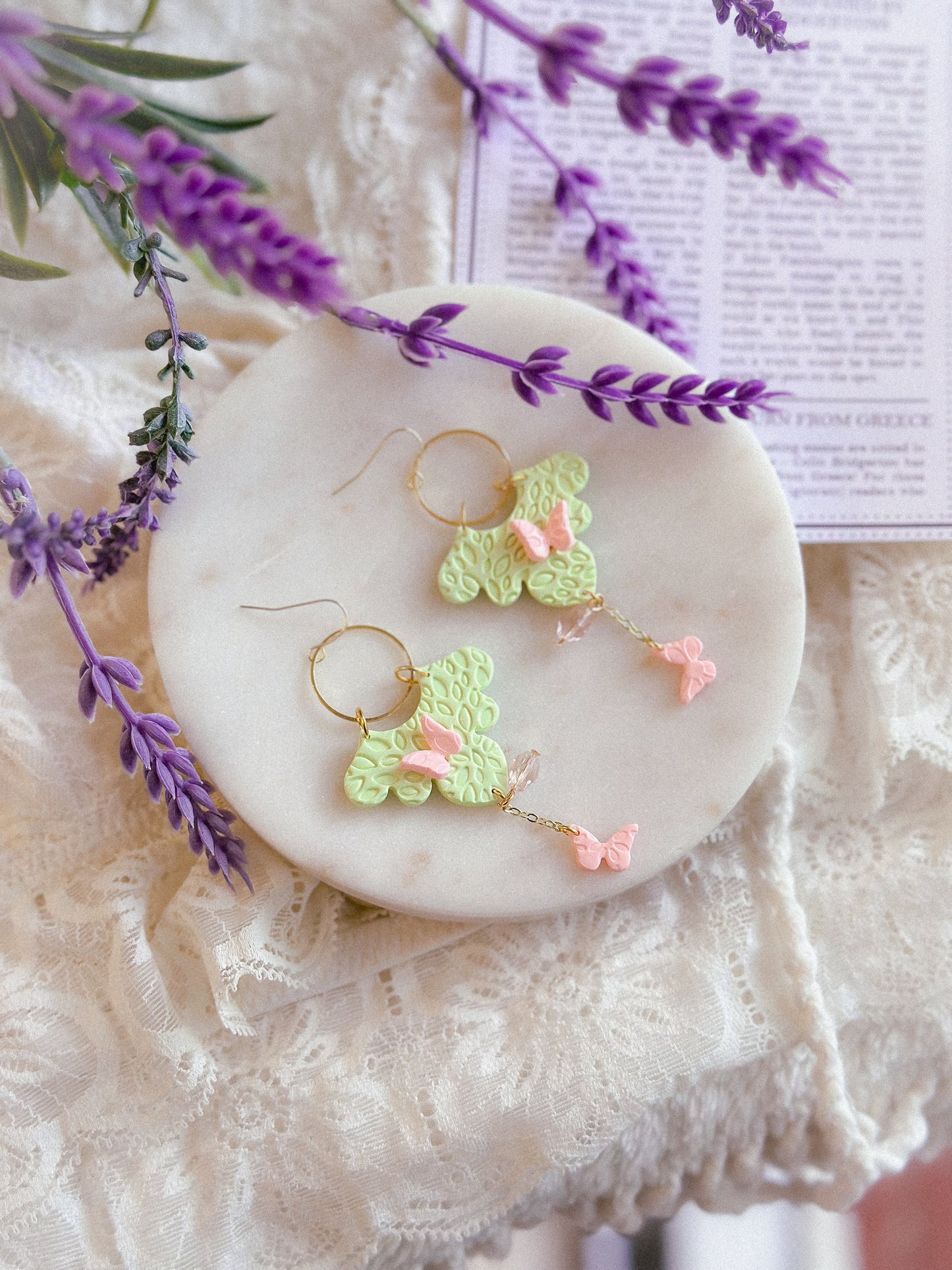 Philipa Butterfly Leaf Dangles