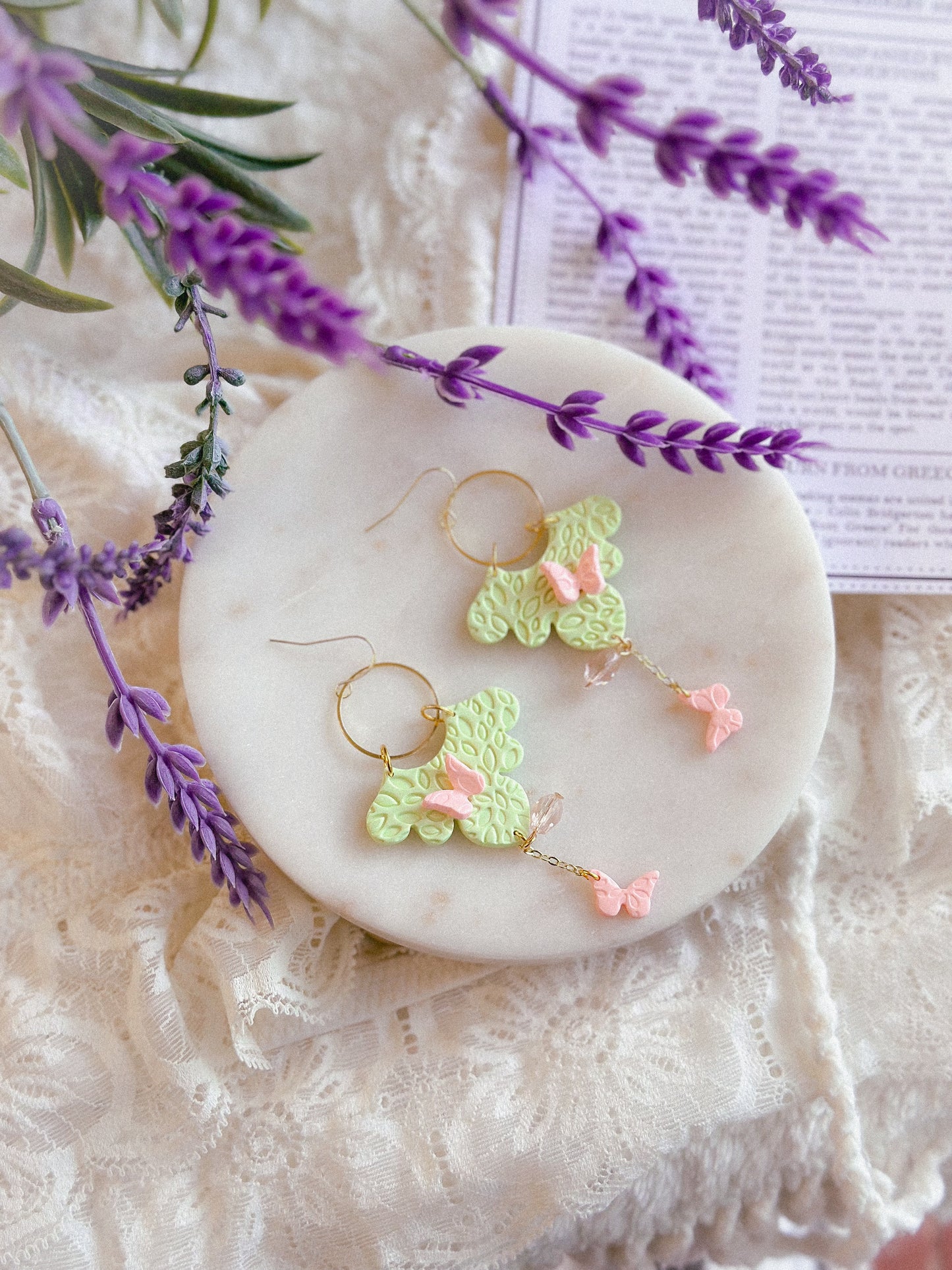Philipa Butterfly Leaf Dangles