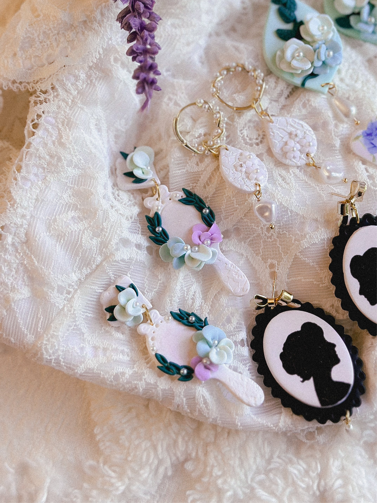 Floral Mirror Drops
