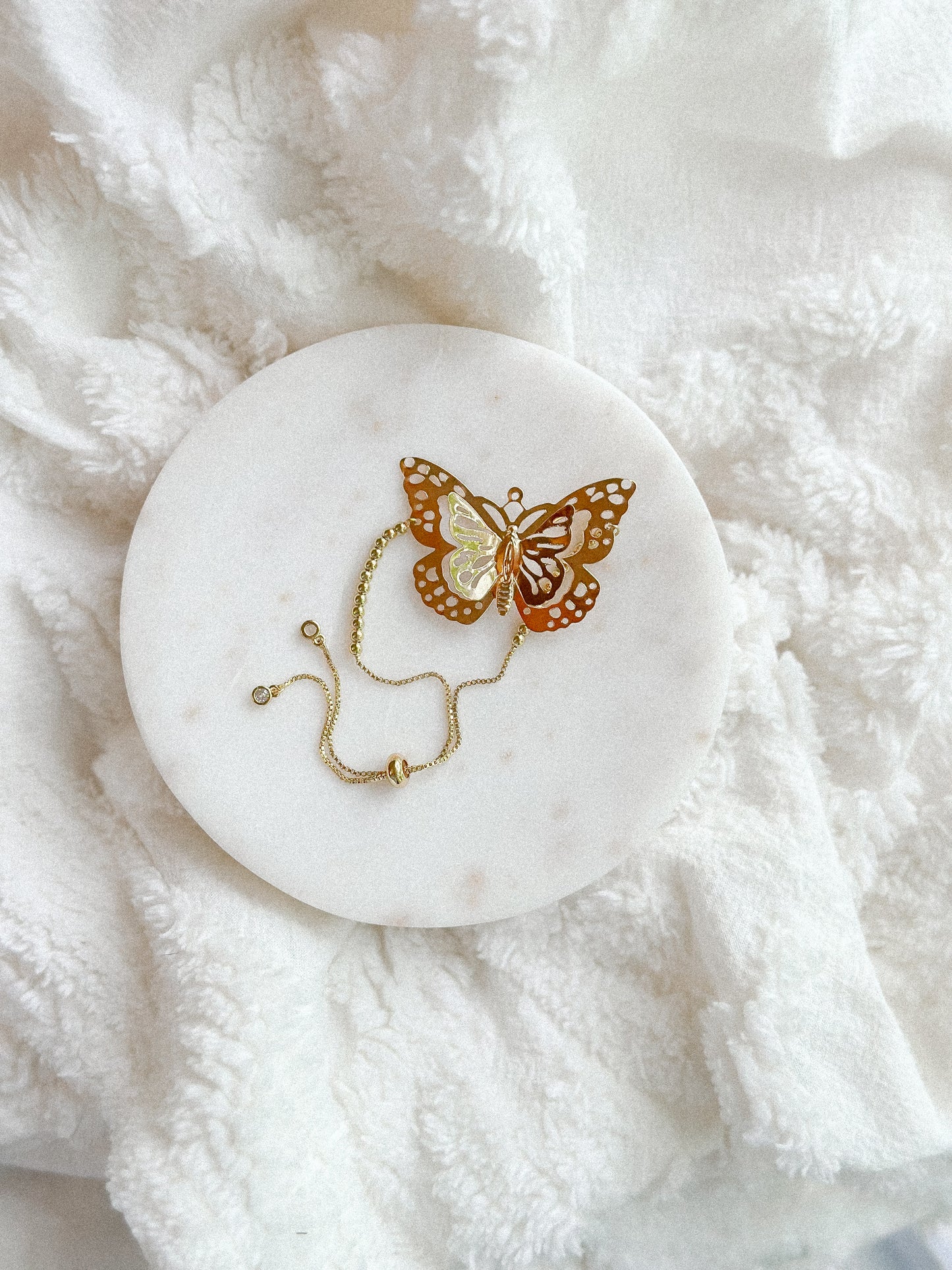 Adjustable Gold Butterfly Bracelets 🦋