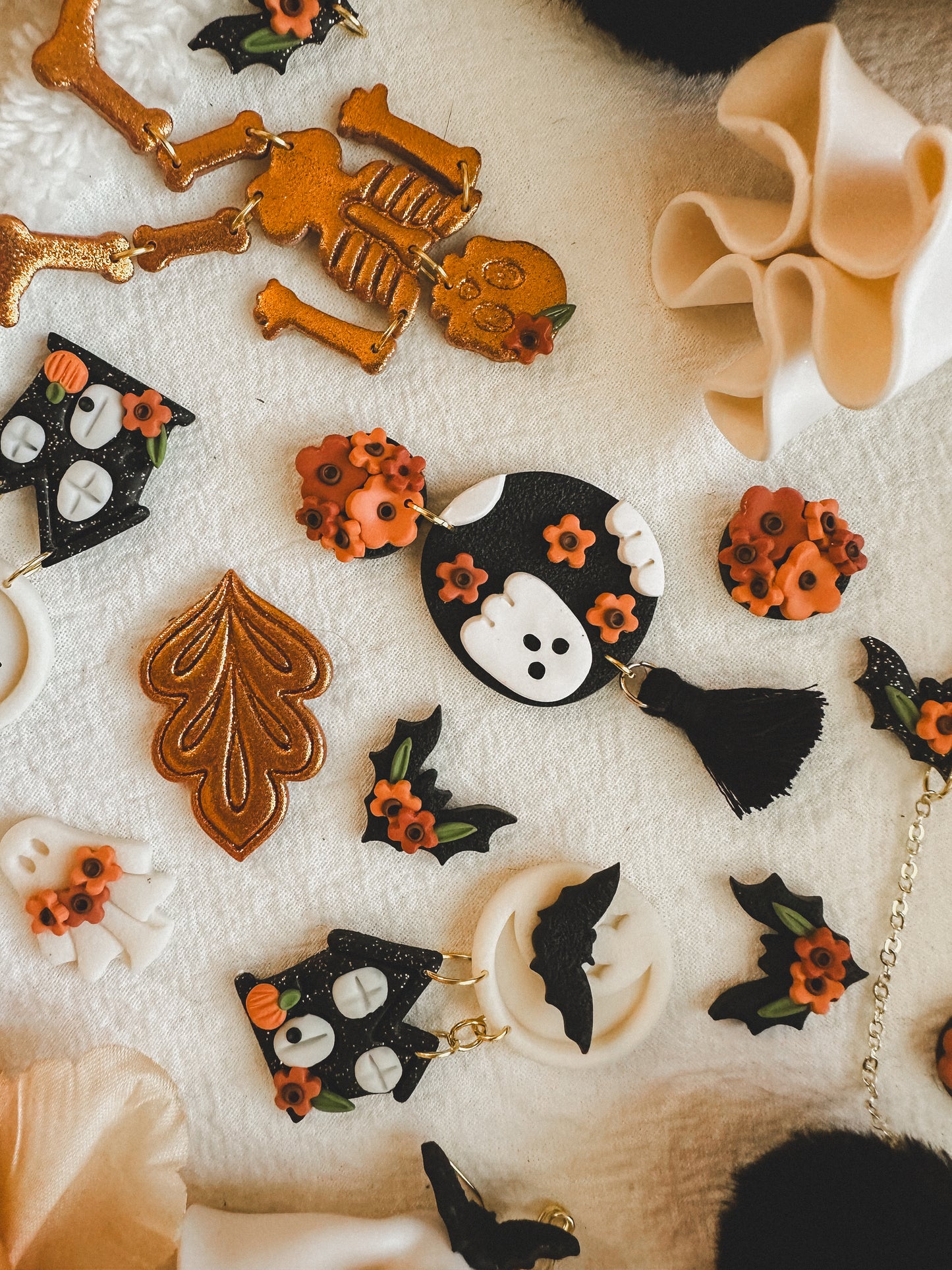 Batty + Vintage Floral Cluster Stud Pack