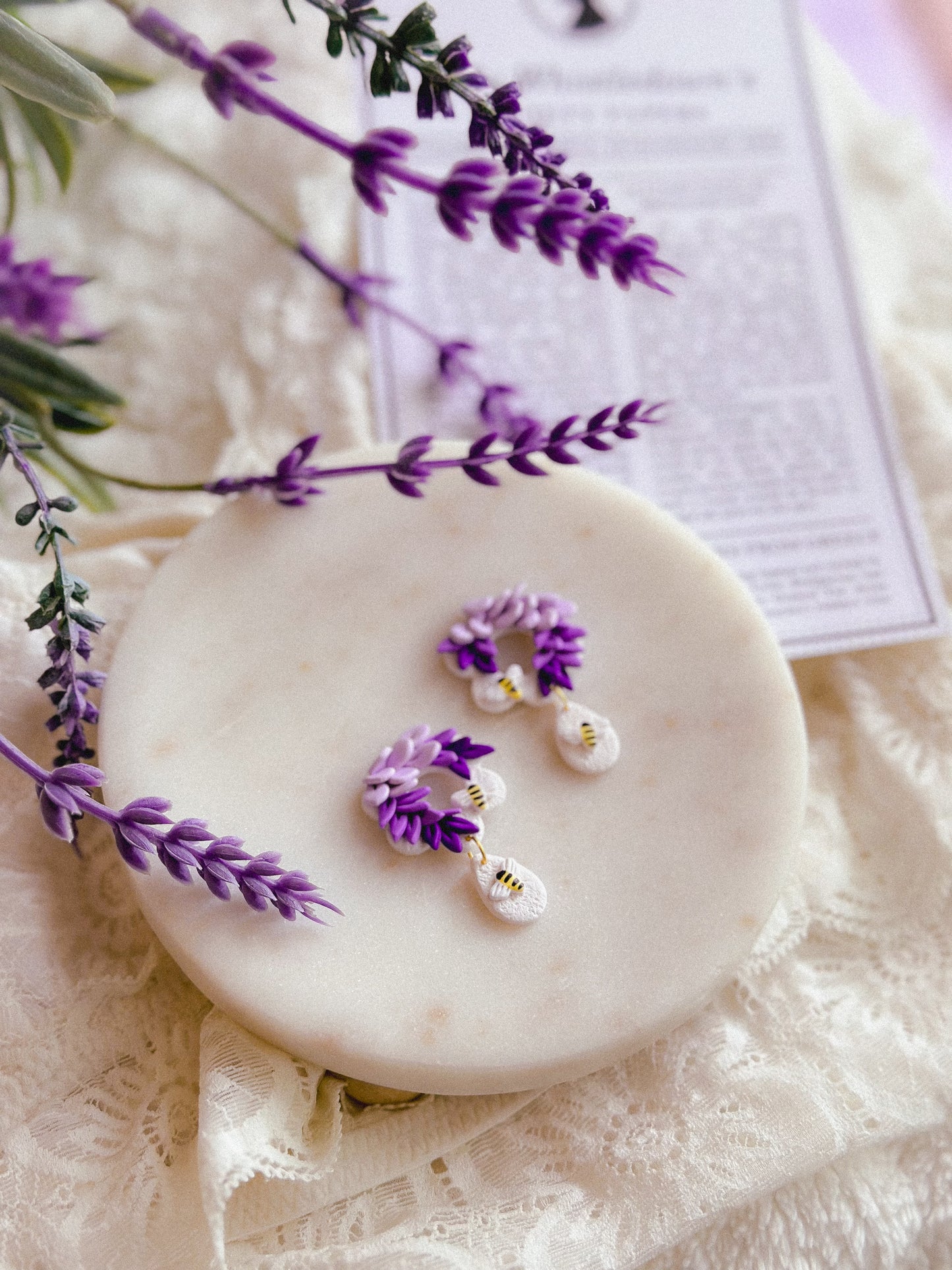 Wisteria Daisy Window Statement Studs