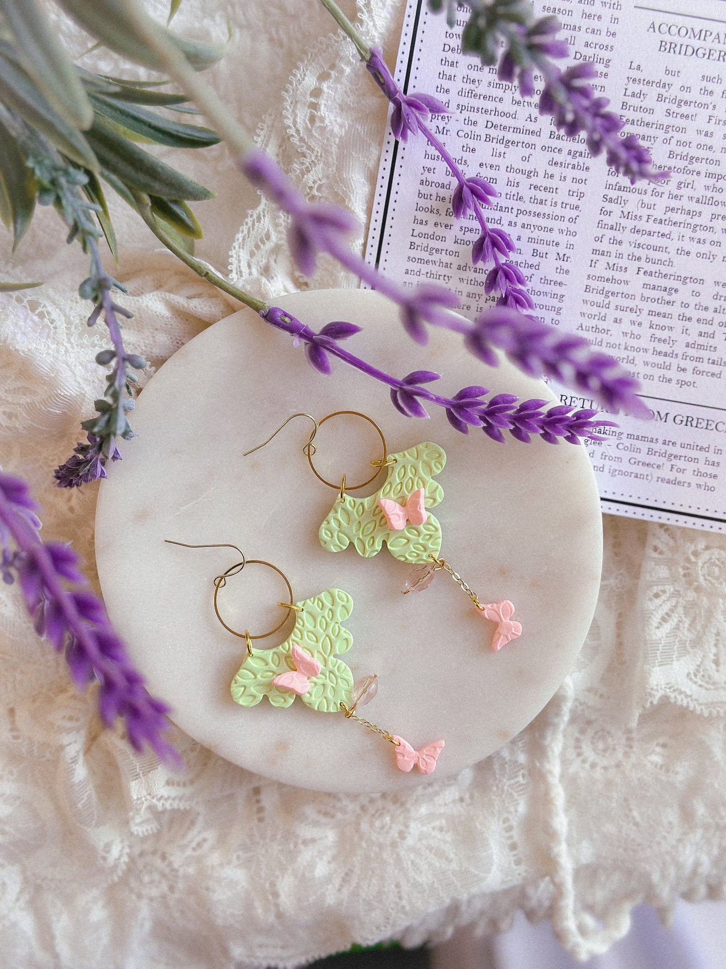Philipa Butterfly Leaf Dangles