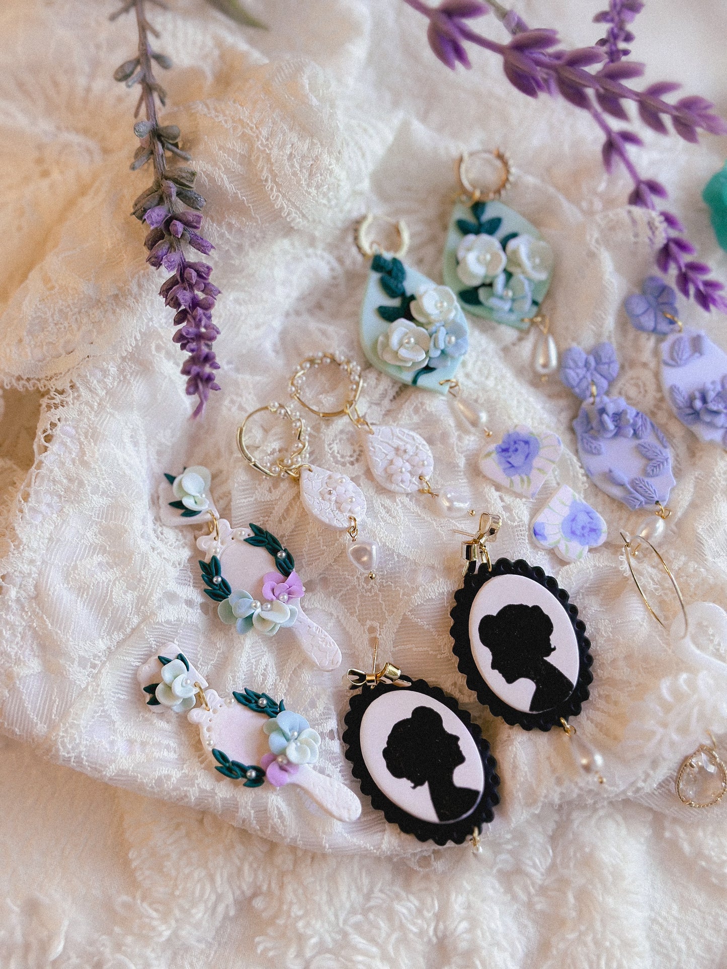 Floral Mirror Drops