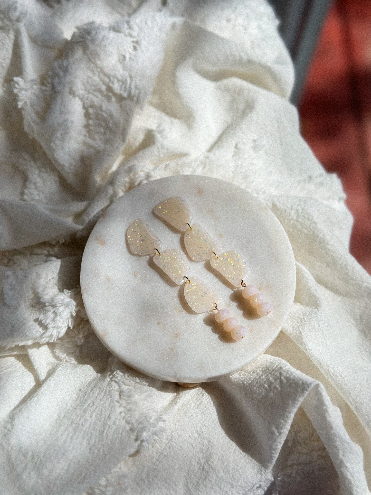 Opal Organic Dangles w/ Opal Beads