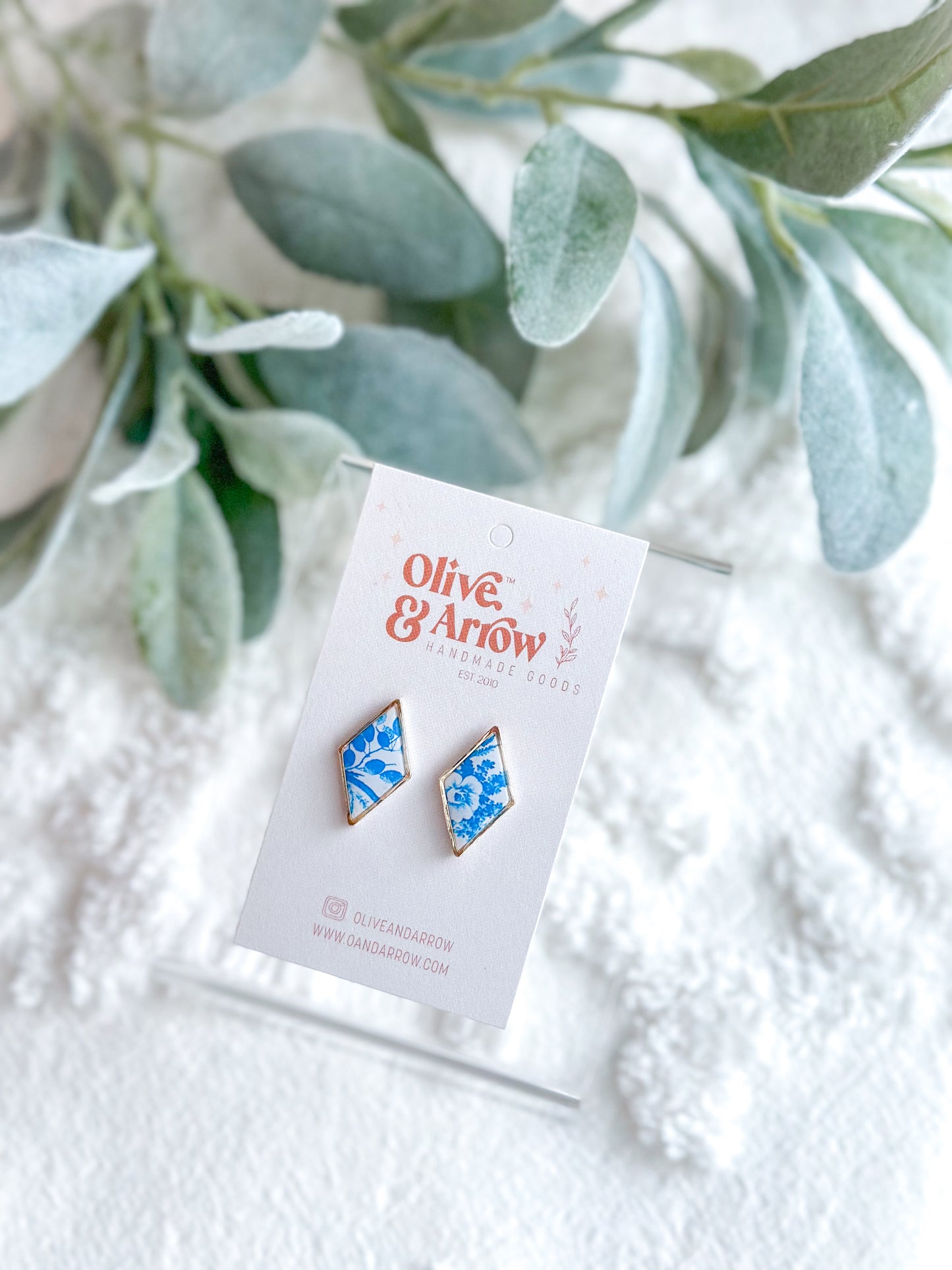 Chinoiserie Diamond Studs