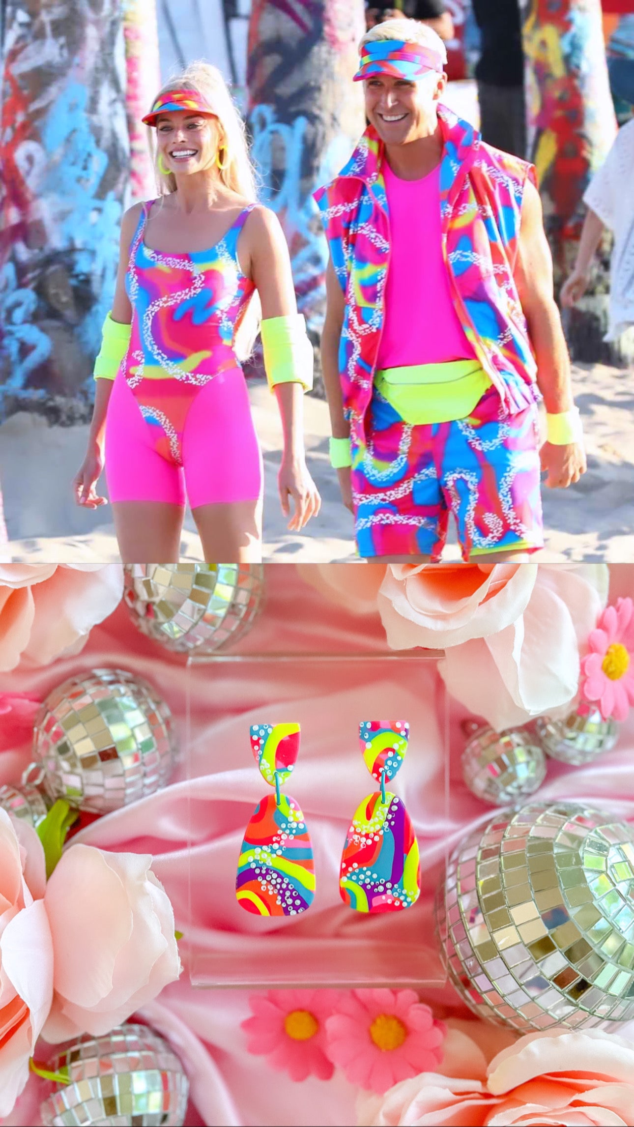 Hot Skatin’ Barbie Neon 90’s Drops