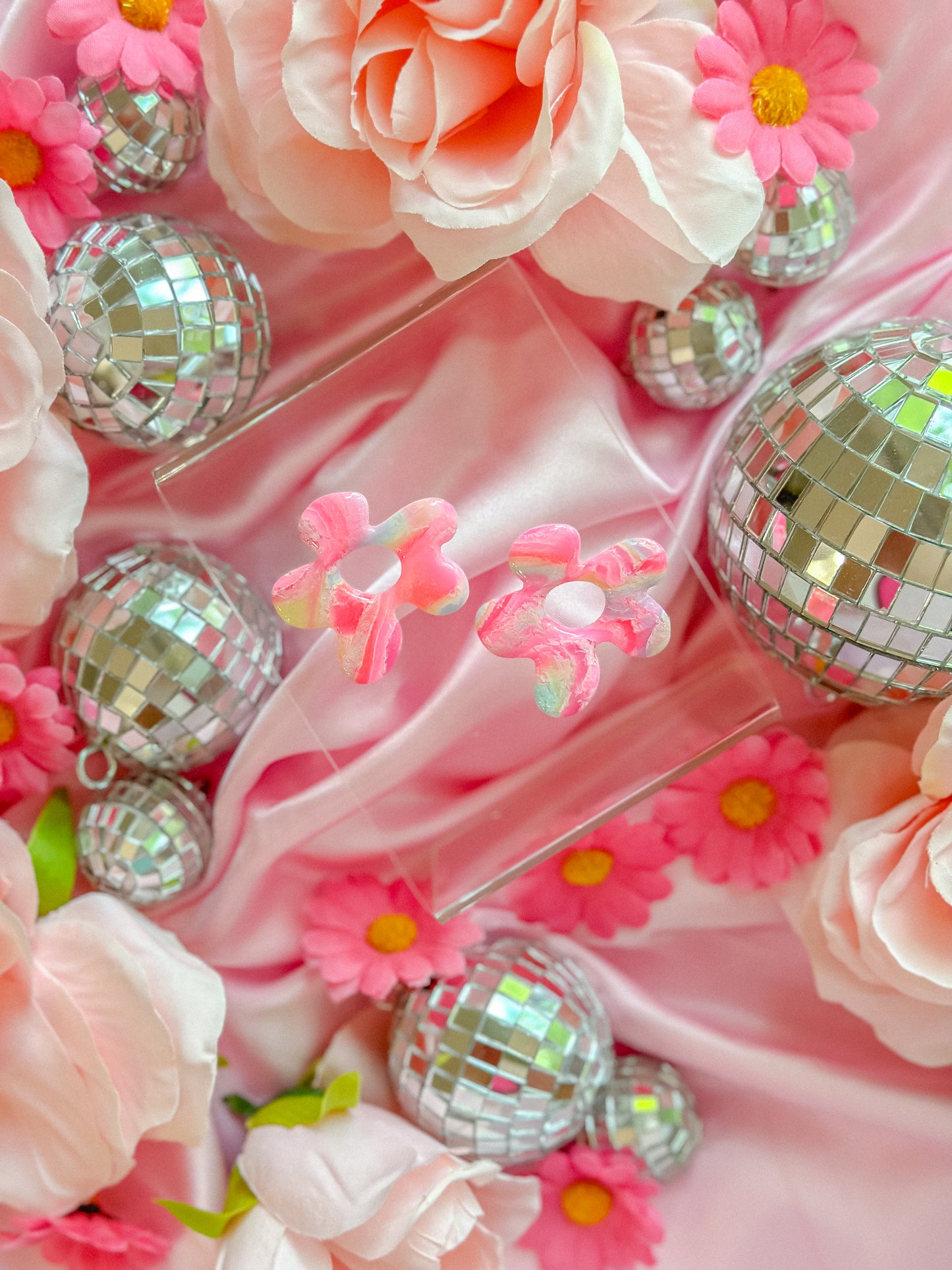 Totally Hair Barbie Crazy Daisy Statement Studs