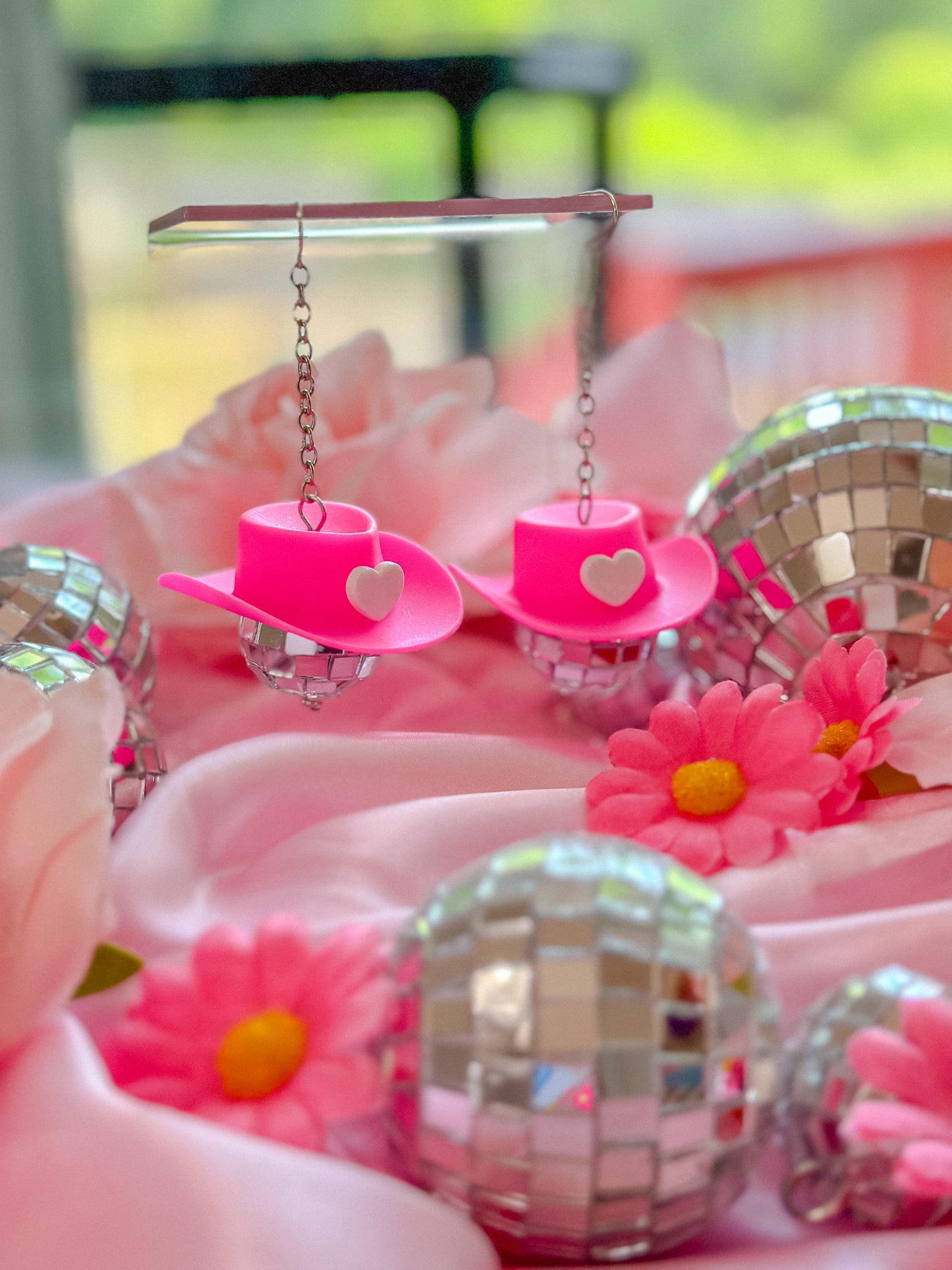 Cowgirl Barbie Disco Ball Hats