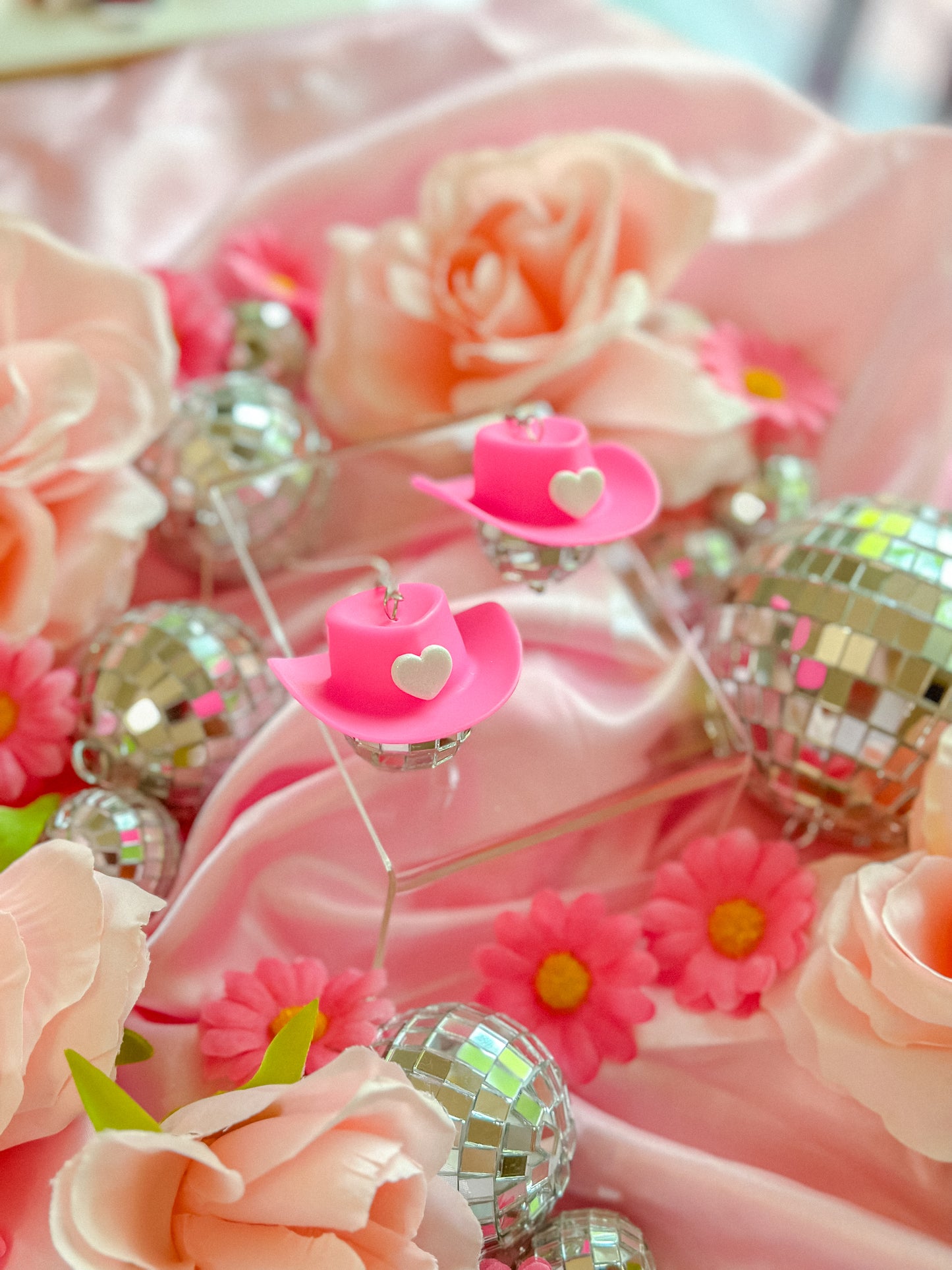 Cowgirl Barbie Disco Ball Hats