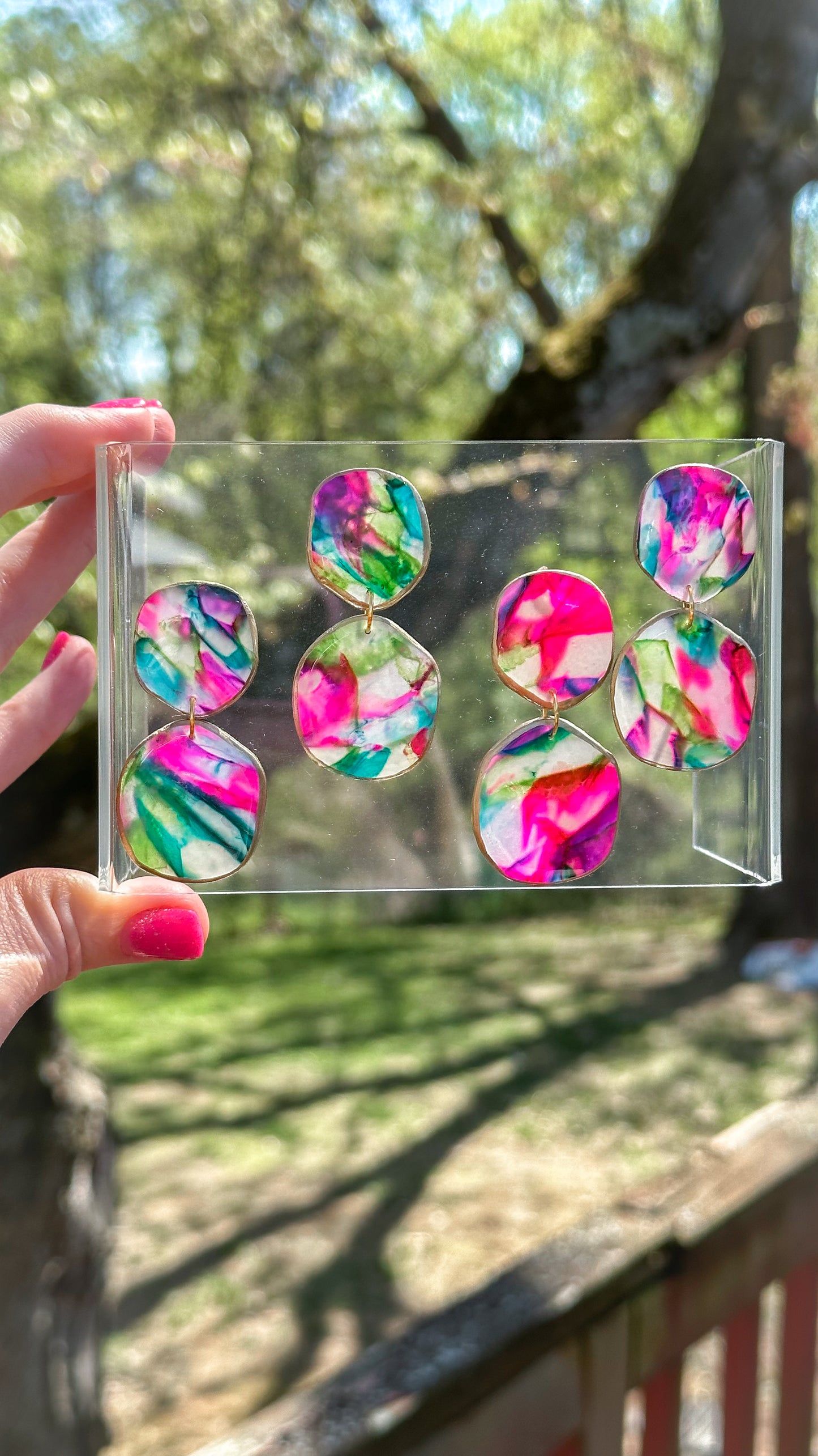 Stained Glass Dangles