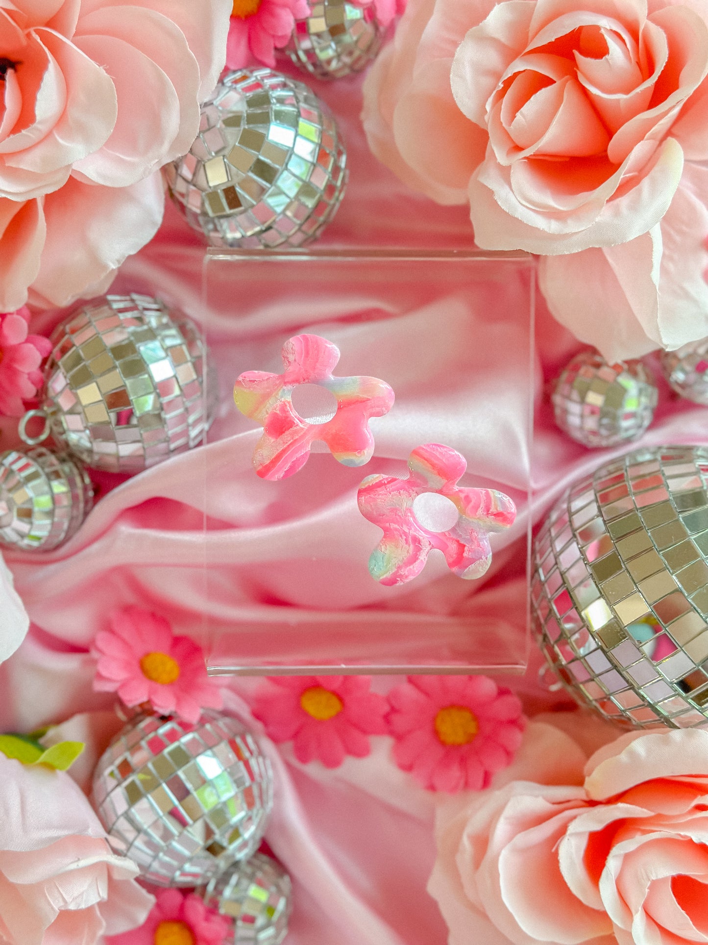Totally Hair Barbie Crazy Daisy Statement Studs