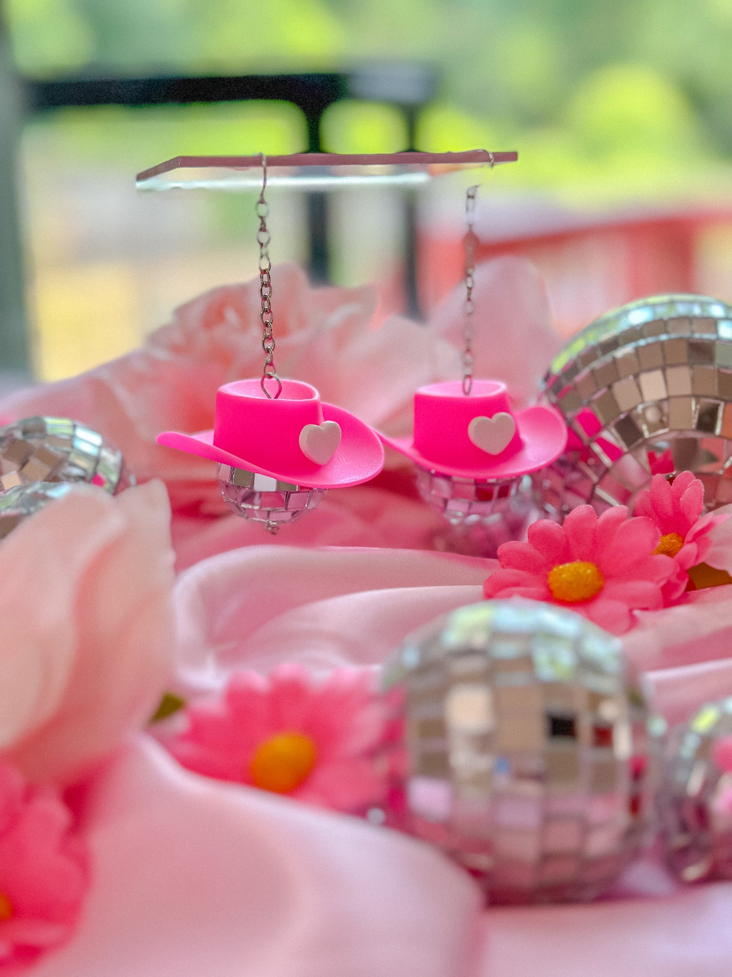 Cowgirl Barbie Disco Ball Hats