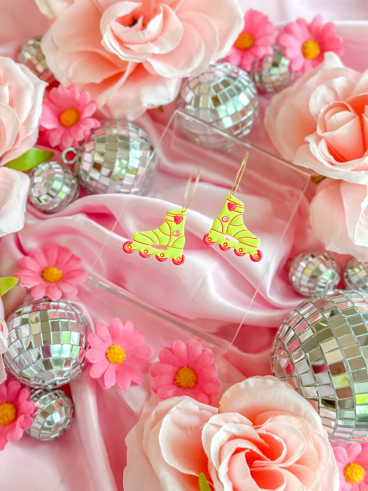 Hot Skatin’ Barbie Neon 90’s Barbie Rollerblade Hoops