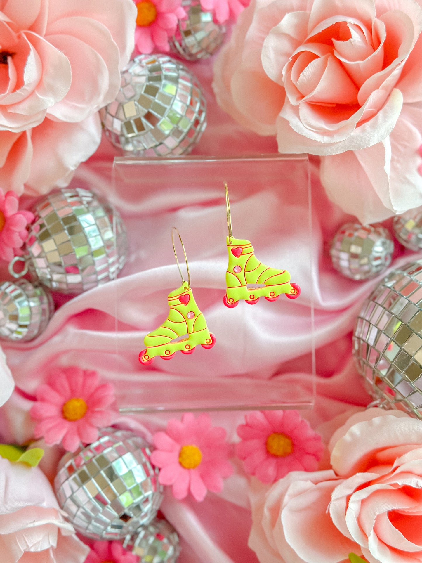 Hot Skatin’ Barbie Neon 90’s Barbie Rollerblade Hoops