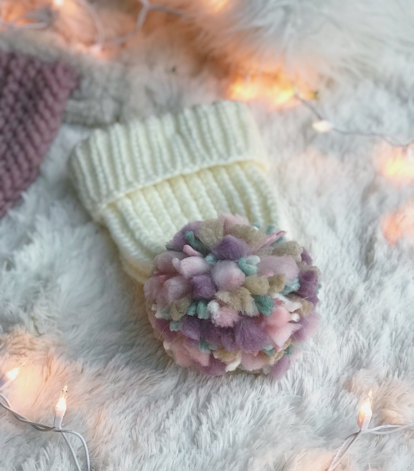 Knitting Pattern Adult Knitted Hat Ribbed Foldover Beanie // The Camden