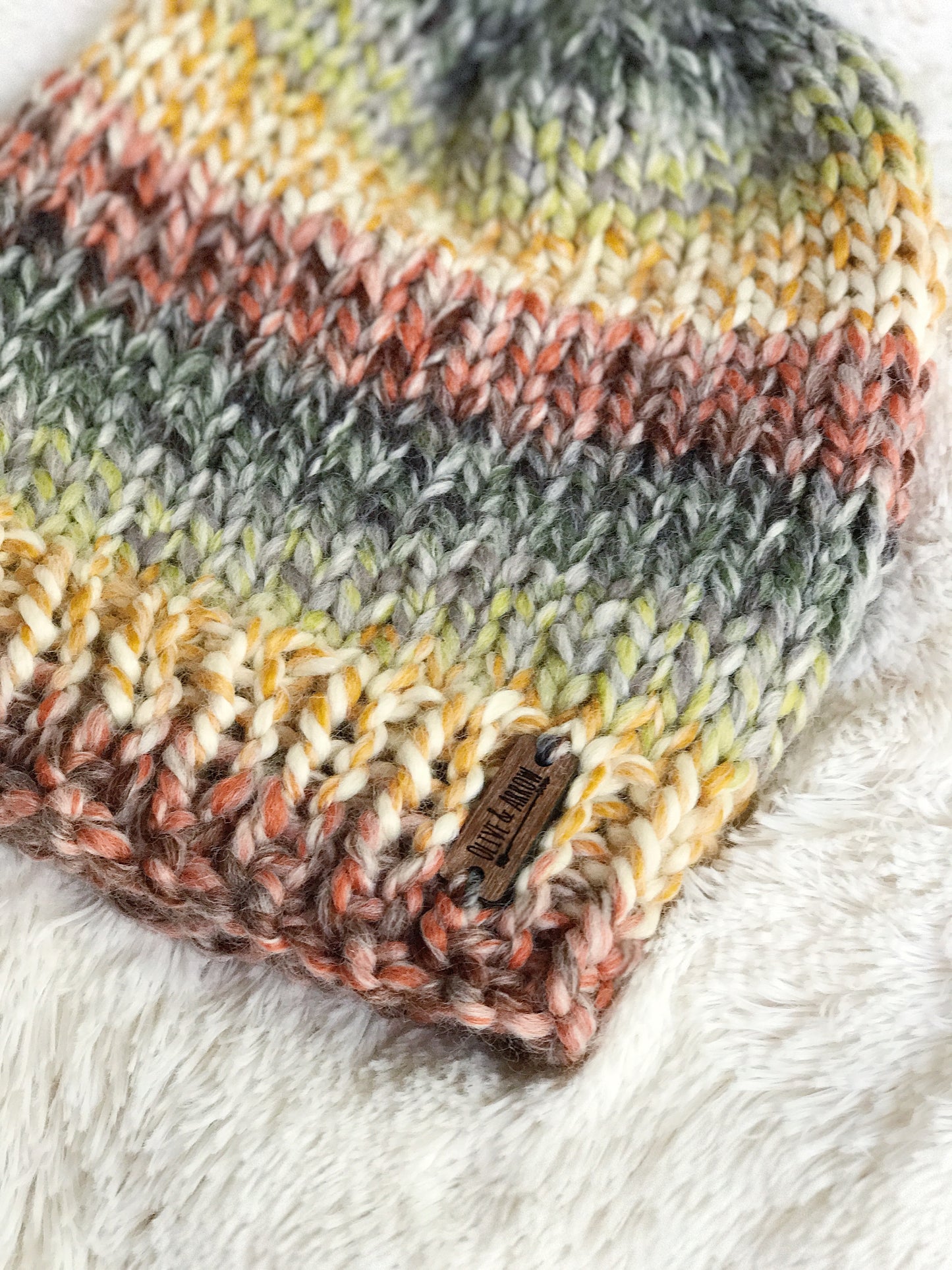 Knitted Beanie Adult Slouchy Hat // The Kennebec