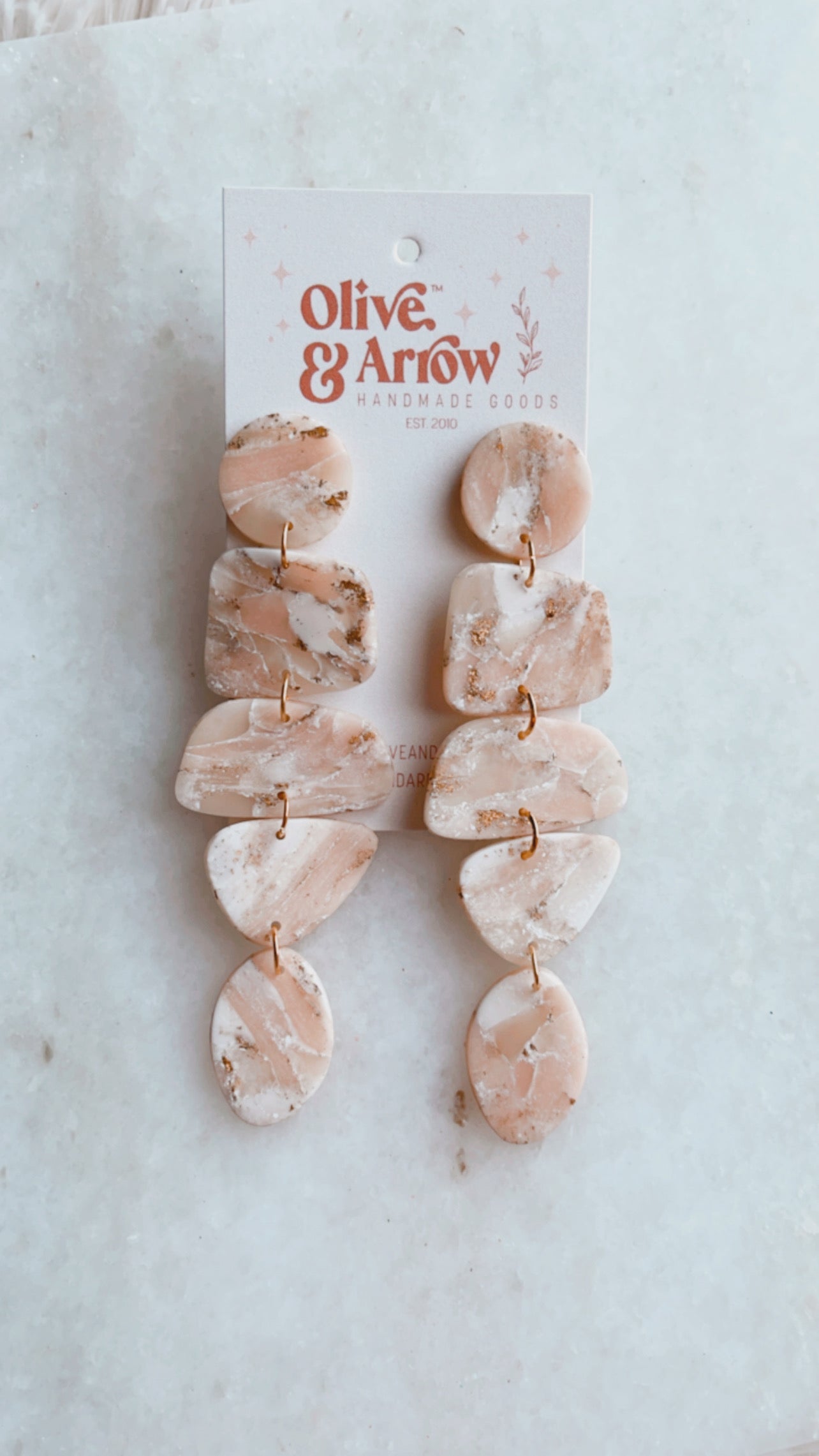 Quartz Abstract Dangles // Spring Collection