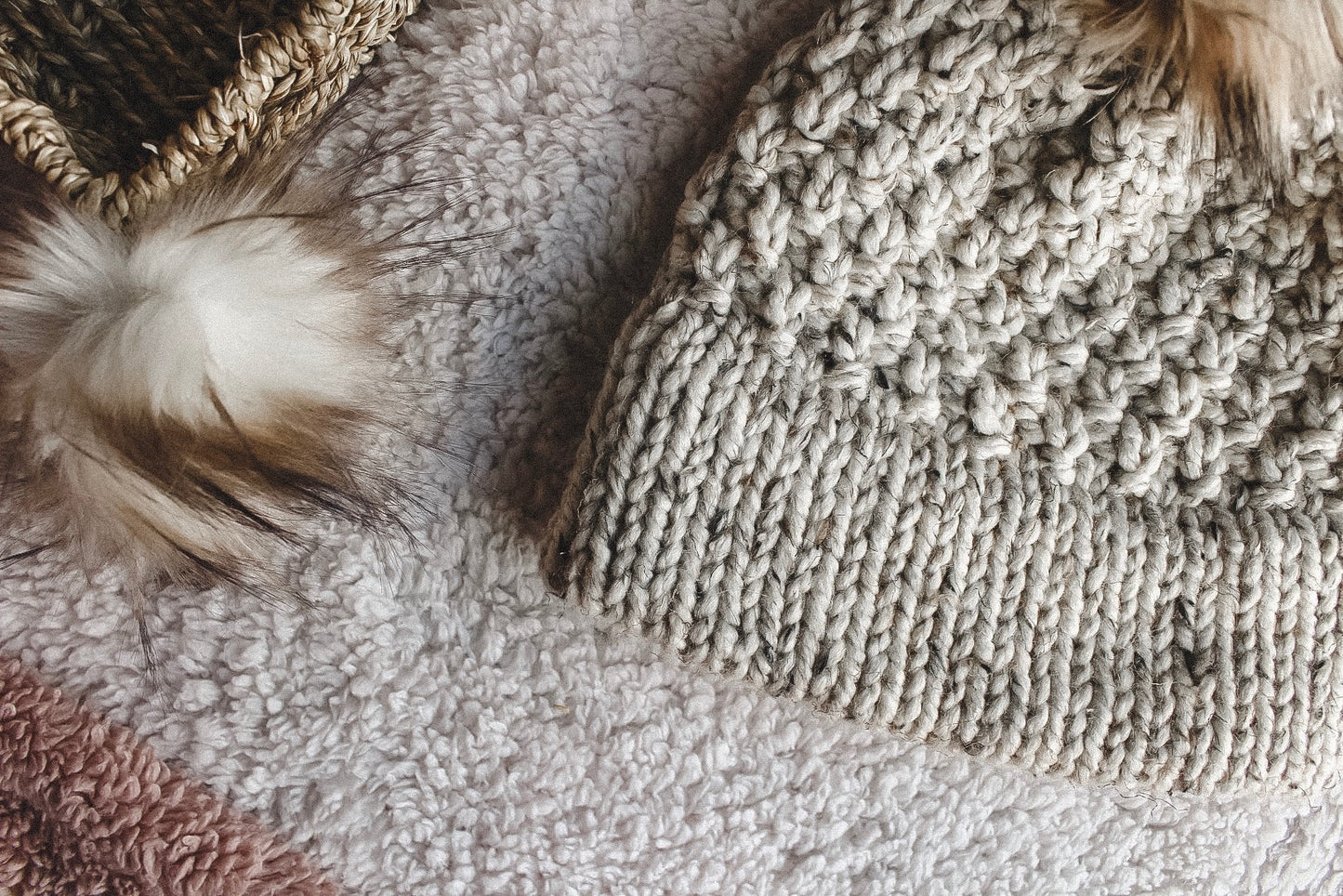 Knitting Pattern Adult Textured Double Brim Beanie // The Westbrook