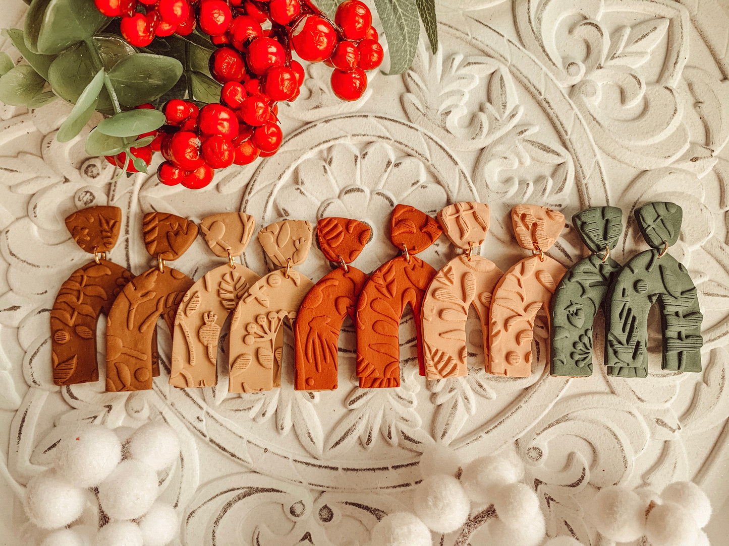 Textured Arch Dangles // Gumdrop