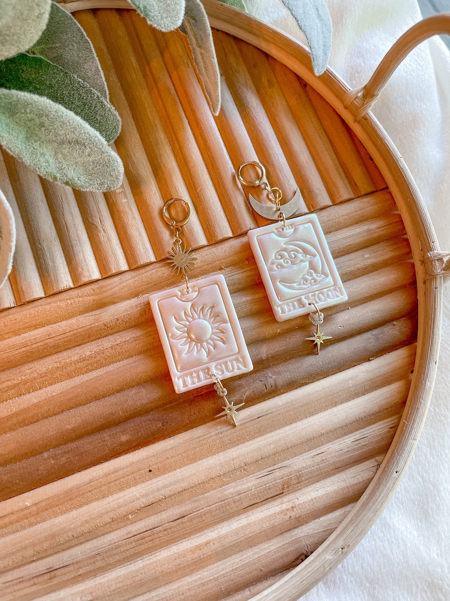 PRE-ORDER Sun + Moon Tarot Card Dangles // Jackson Collection