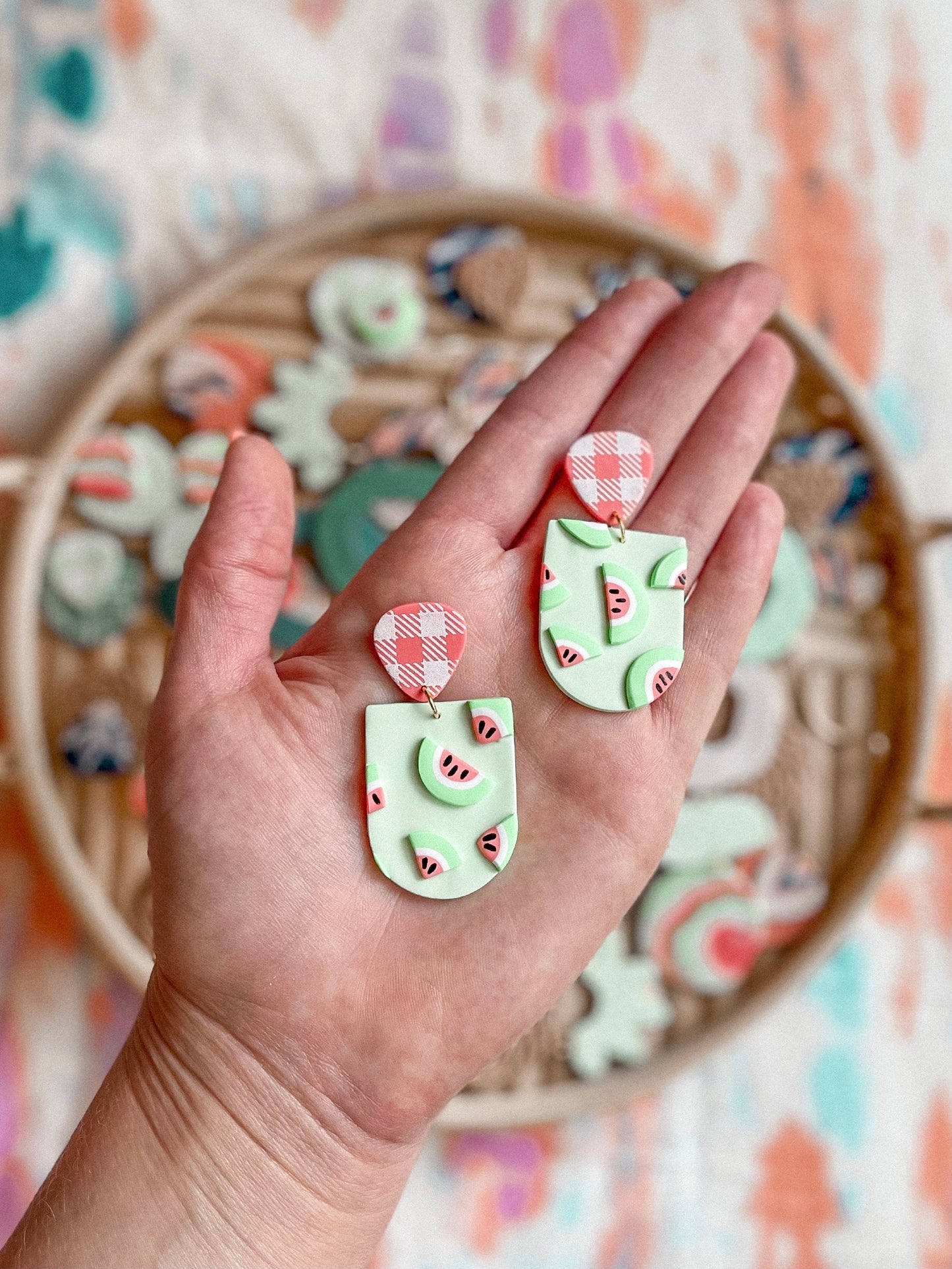 Watermelon Dangles // Summer Collection