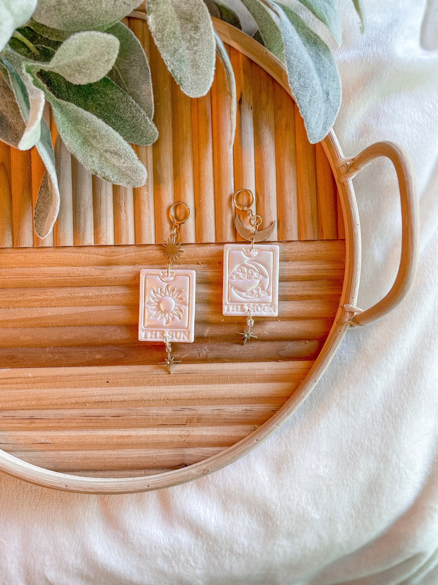 PRE-ORDER Sun + Moon Tarot Card Dangles // Jackson Collection