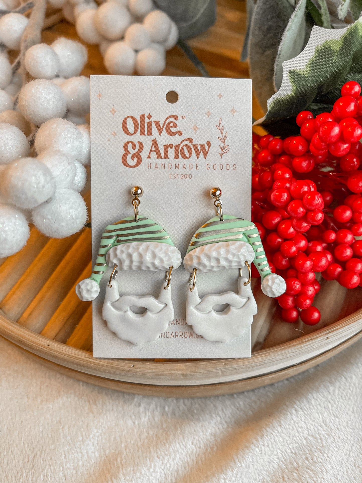 Santie Clause Dangles // Holiday Collection