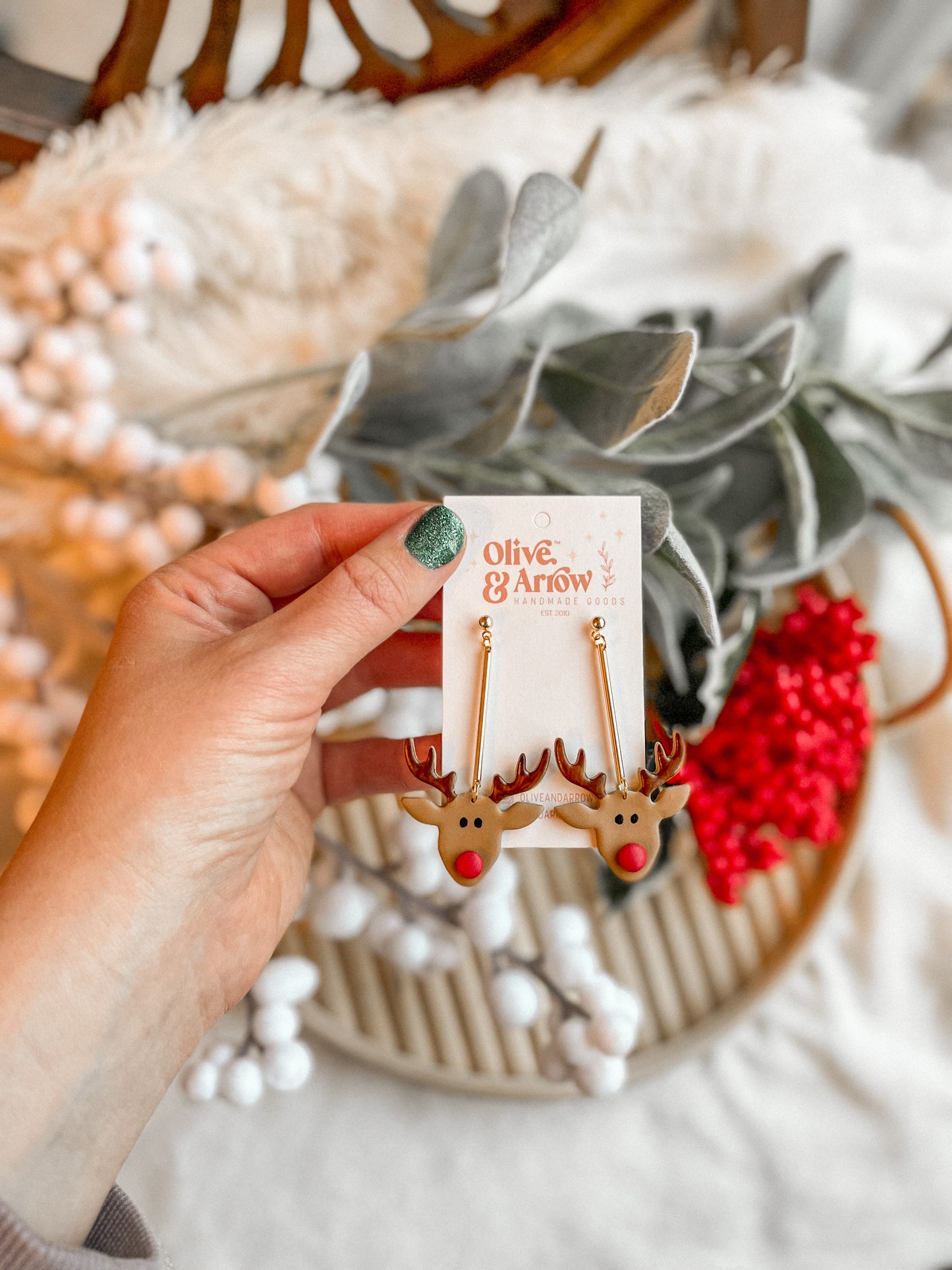 Reindeer Dangles // Holiday Collection