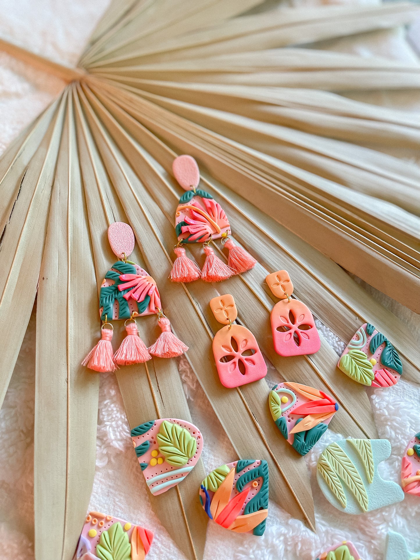 Golden Girls Tropical Dangles // Summer Collection 2022