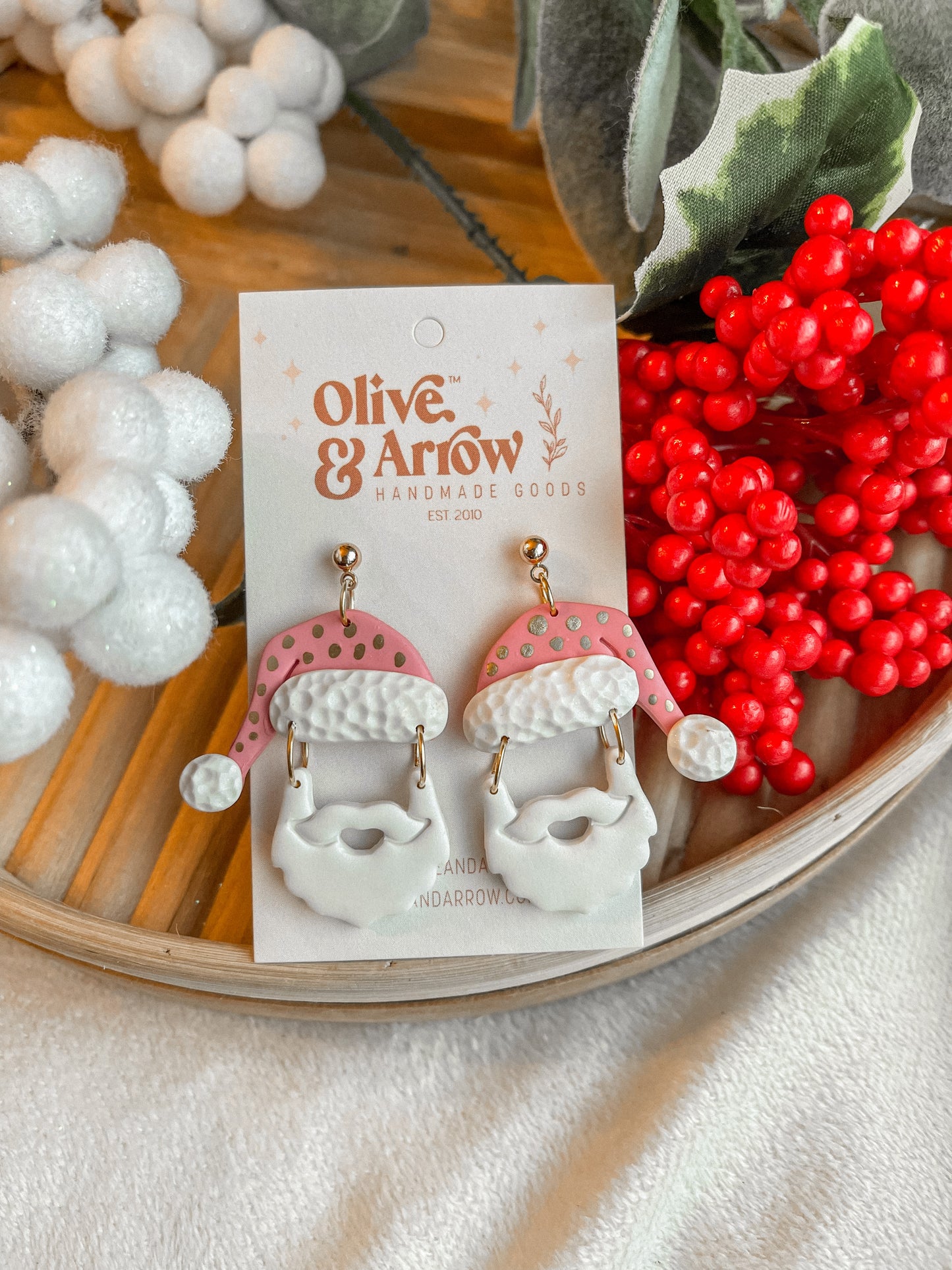 Santie Clause Dangles // Holiday Collection