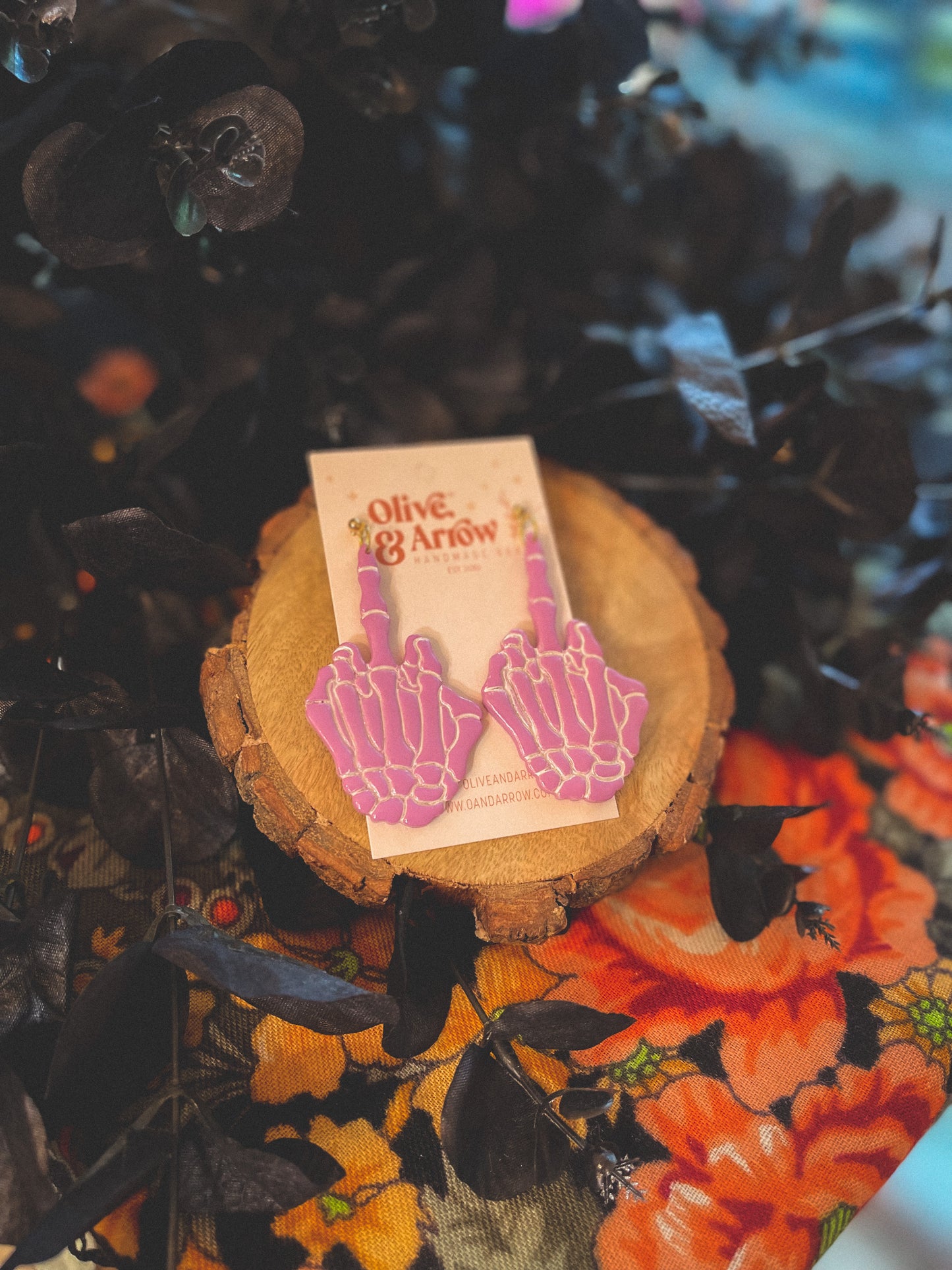 F Off Skeleton Fingers // Fall Collection
