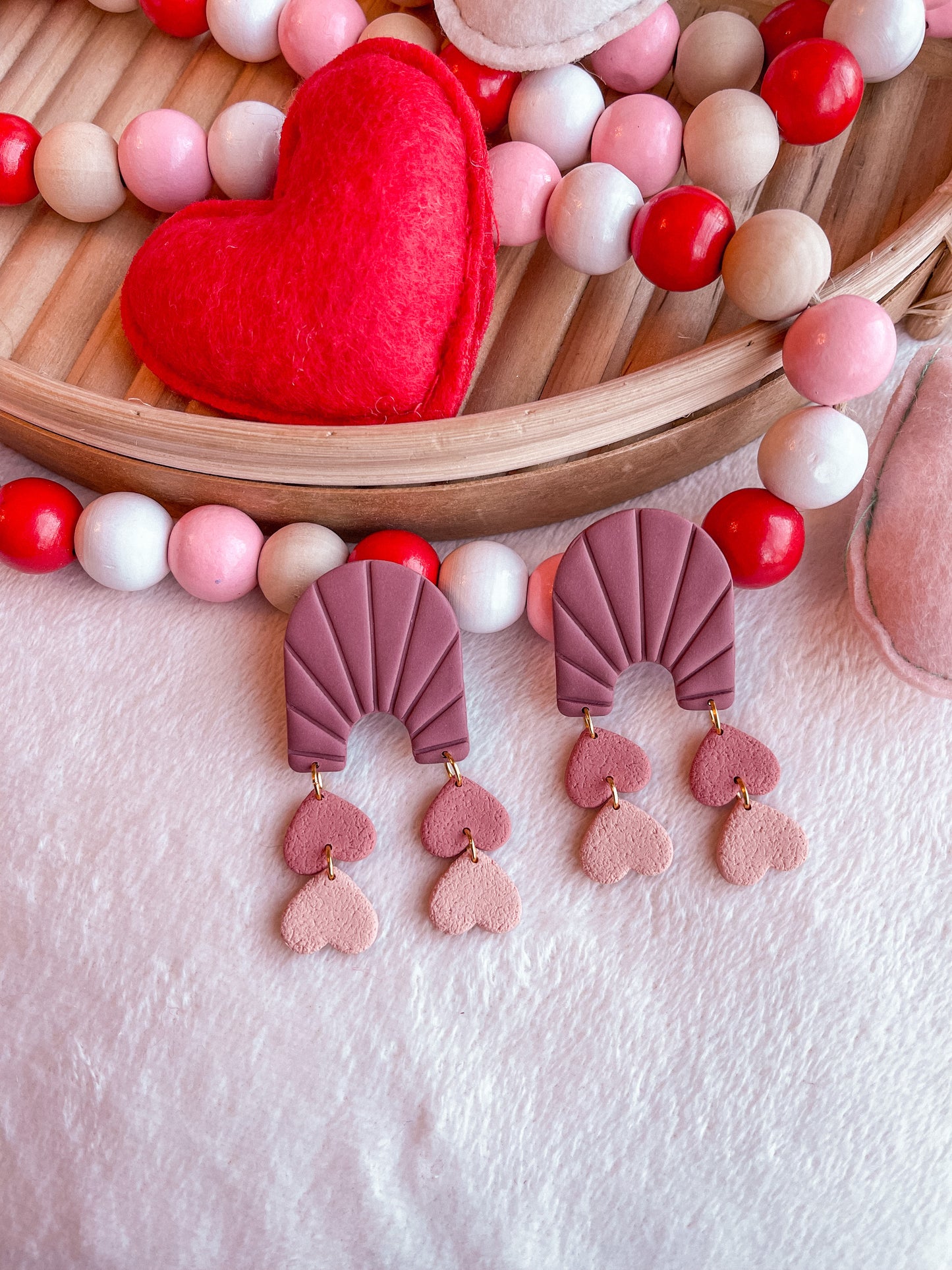 Art Deco Heart Dangles // Valentines 2022 Collection
