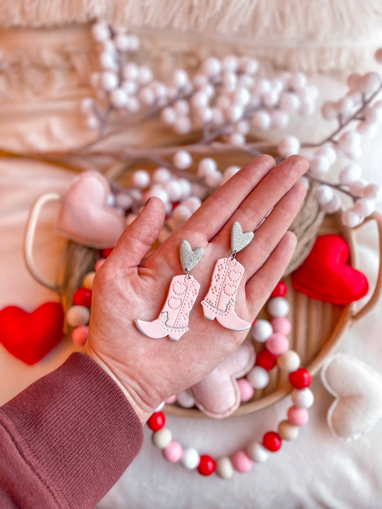 Pink Cowgirl Boots // Valentines 2022 Collection