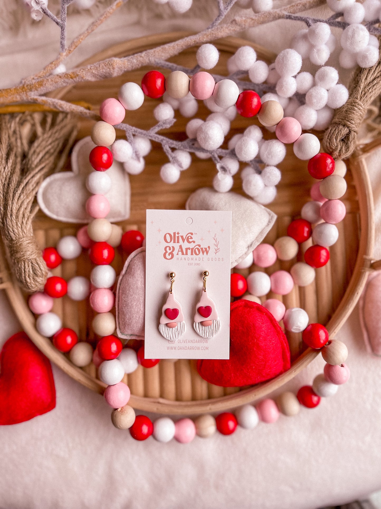 PRE-ORDER Love Gnomie Homie Dangles // Valentines 2022 Collection