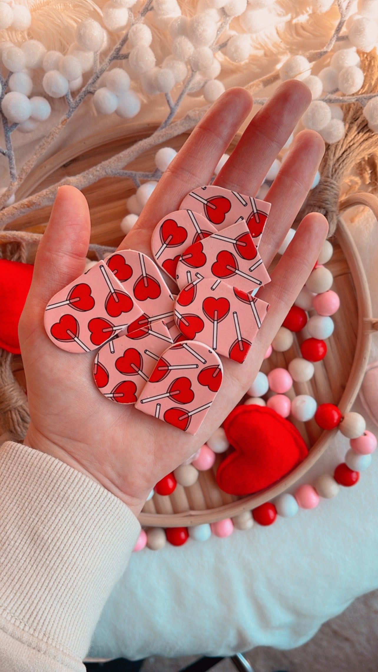 IMPERFECT Heart Lollipops Dangles // Valentines 2022 Collection