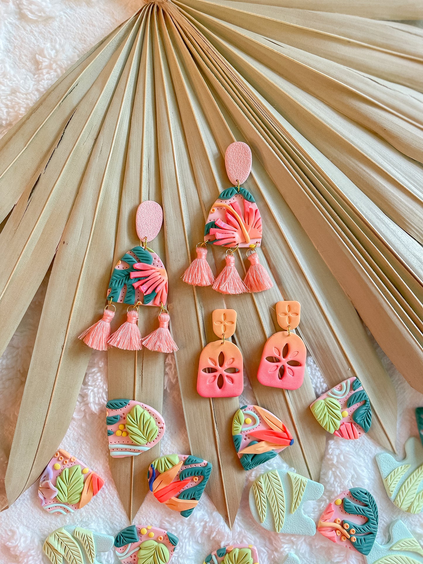 Golden Girls Tropical Dangles // Summer Collection 2022