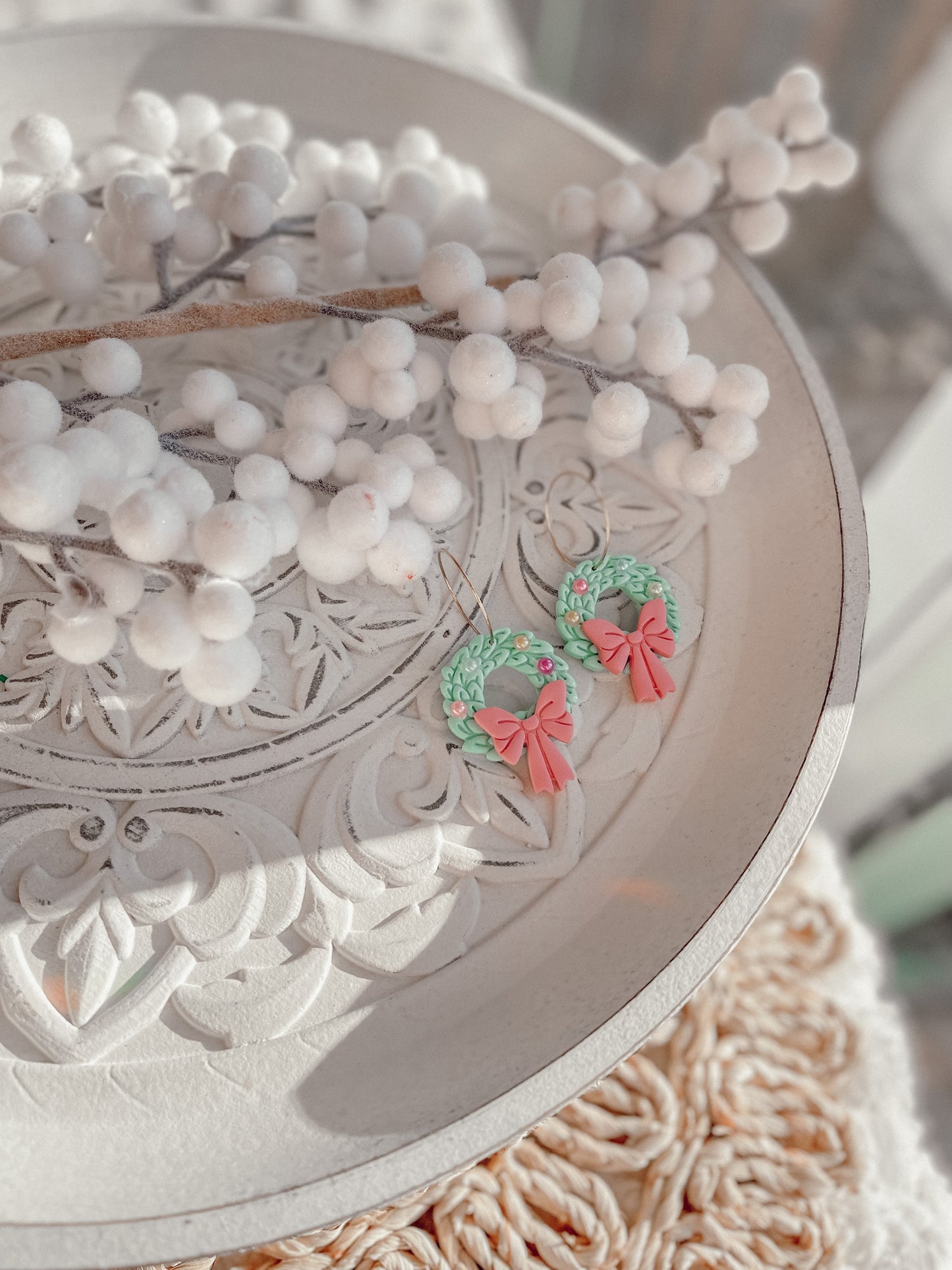 Minty Wreath Hoops // Holiday 22