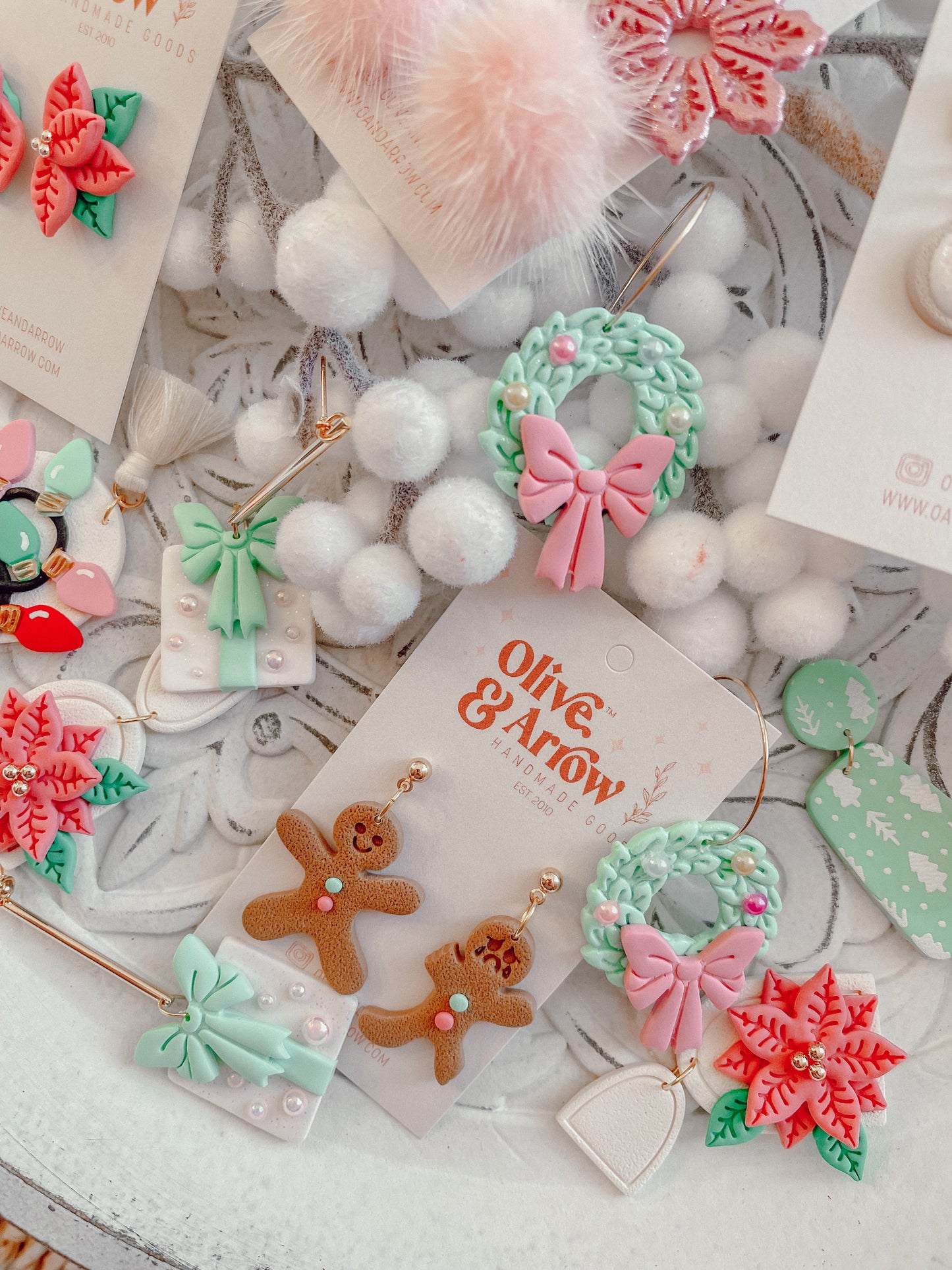 Minty Wreath Hoops // Holiday 22