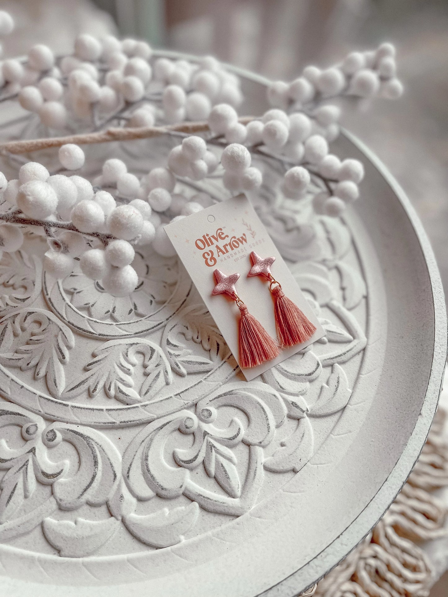 EXTRAS SALE! Starlight Tassle Studs // Holiday 22