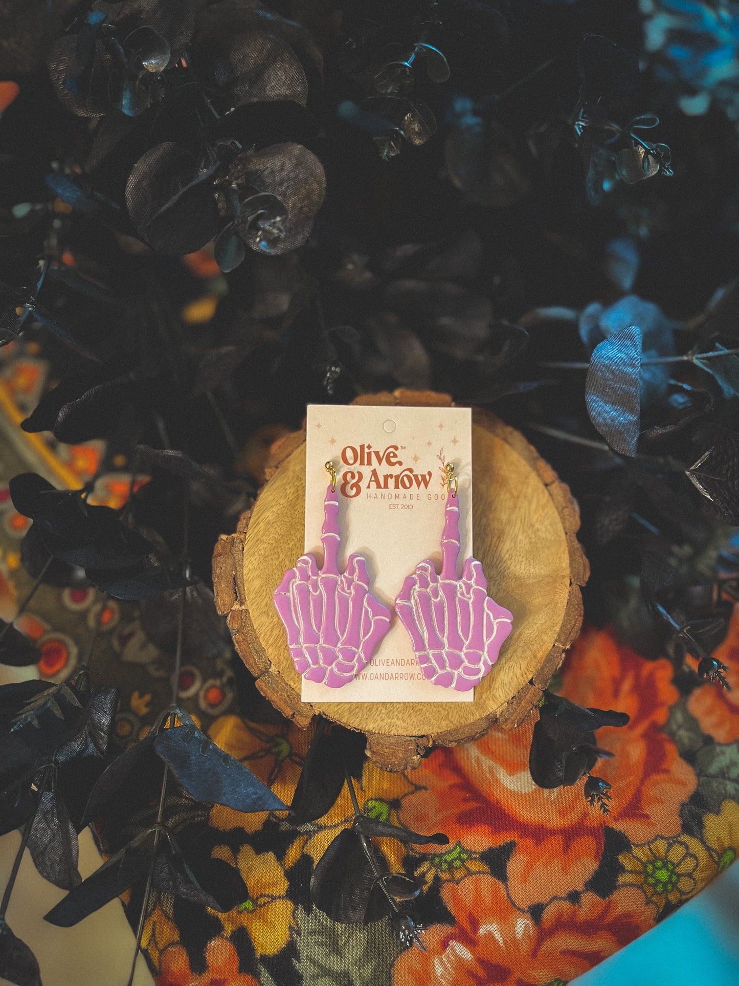 F Off Skeleton Fingers // Fall Collection