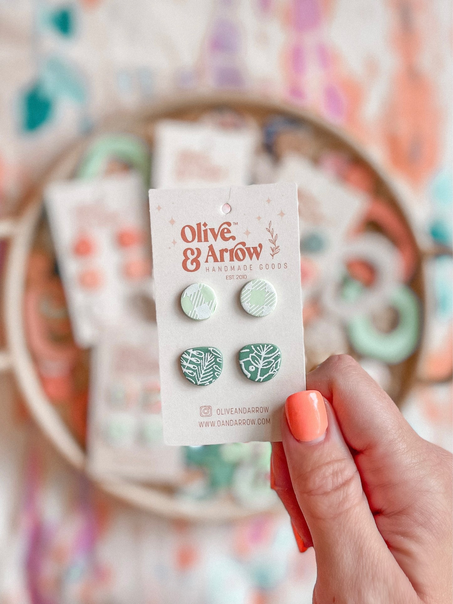 Plants + Seafoam Plaid Stud Pack // Summer Collection