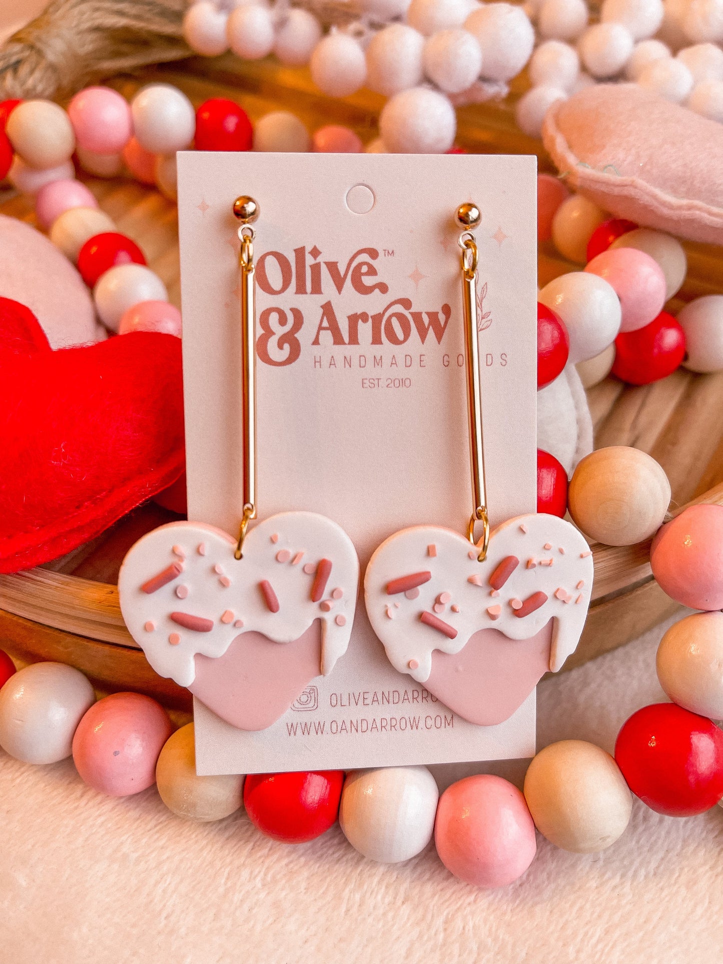 IMPERFECT Cupcake Heart Drops // Valentines 2022 Collection