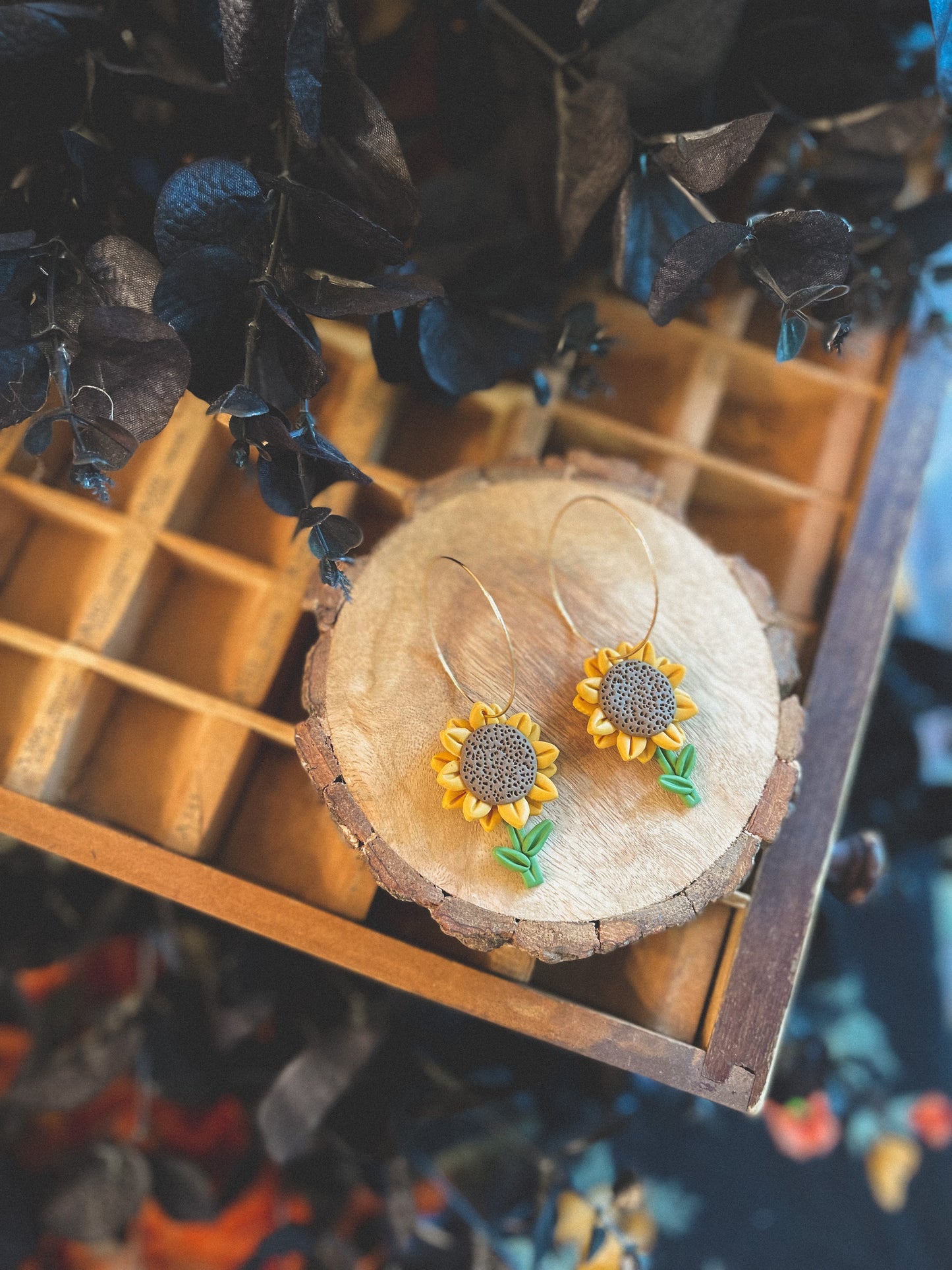 Sunflower Hoops // Fall Collection