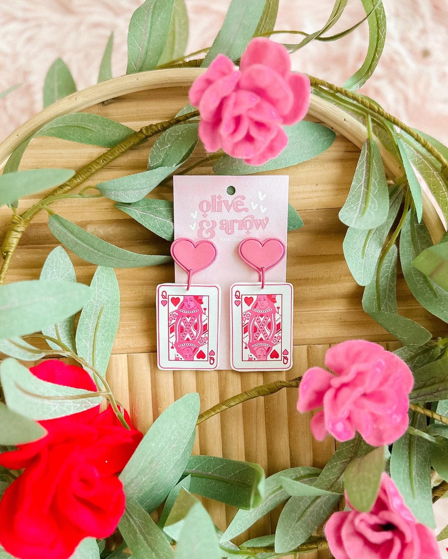 Queen of Hearts Dangles // Vday 2023