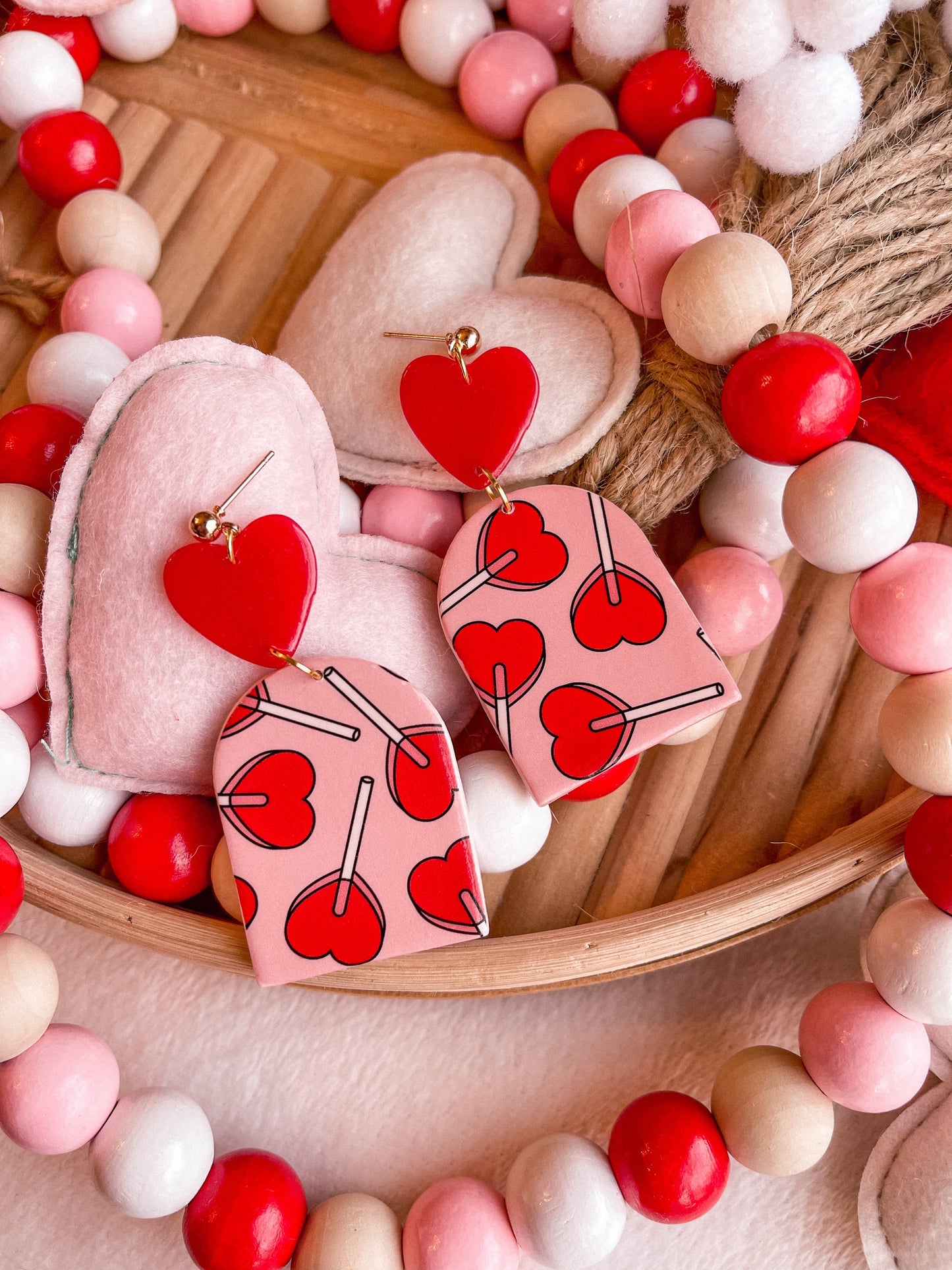 IMPERFECT Heart Lollipops Dangles // Valentines 2022 Collection