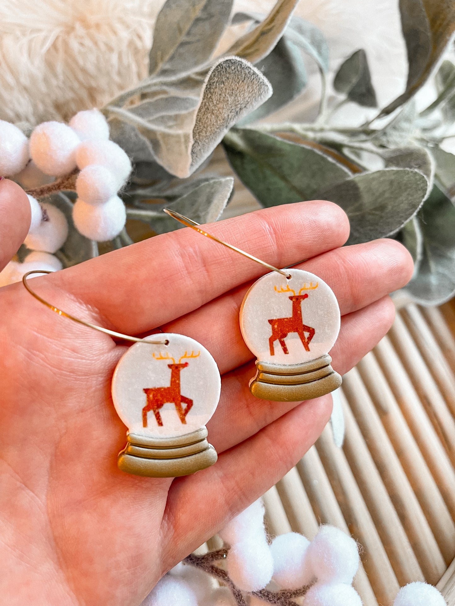 Snow Globe Hoops // Holiday Collection