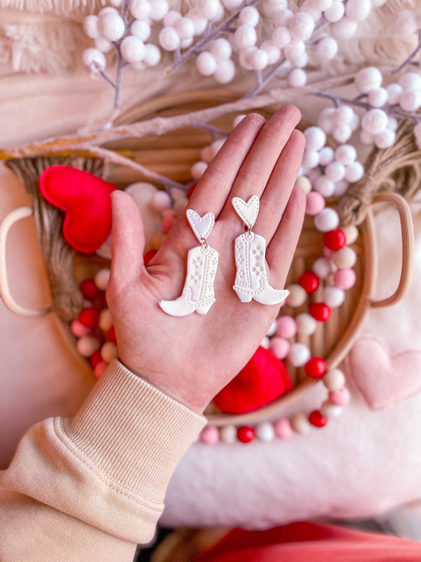 Iridescent Cowgirl Boots // Valentines 2022 Collection